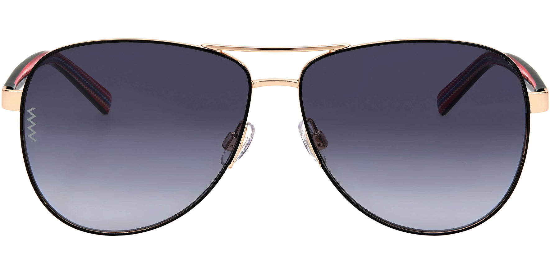 M Missoni Aviator w/ Gradient Lens & Retainer