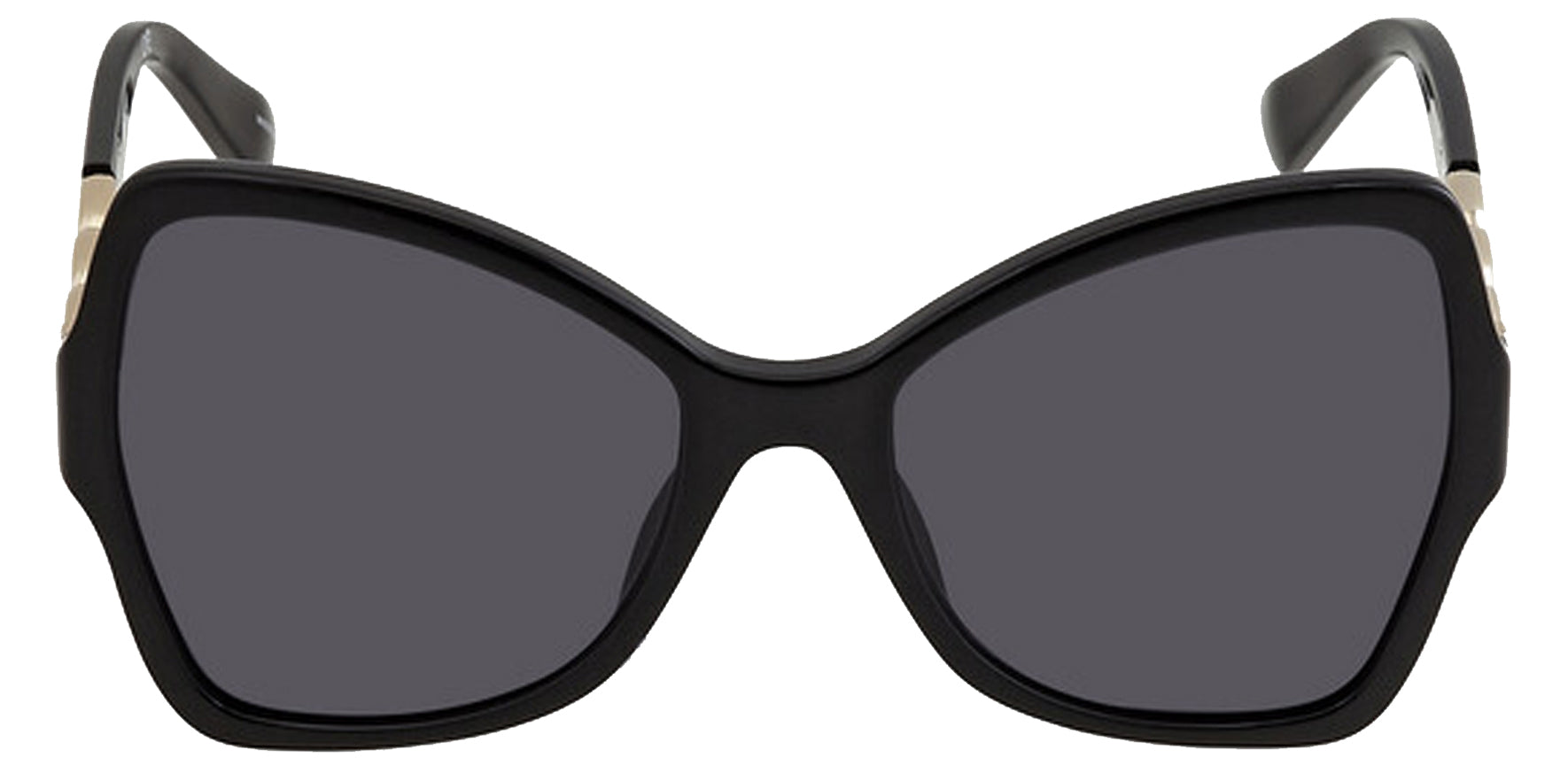 Moschino Black Butterfly w/ Chain-link Temples