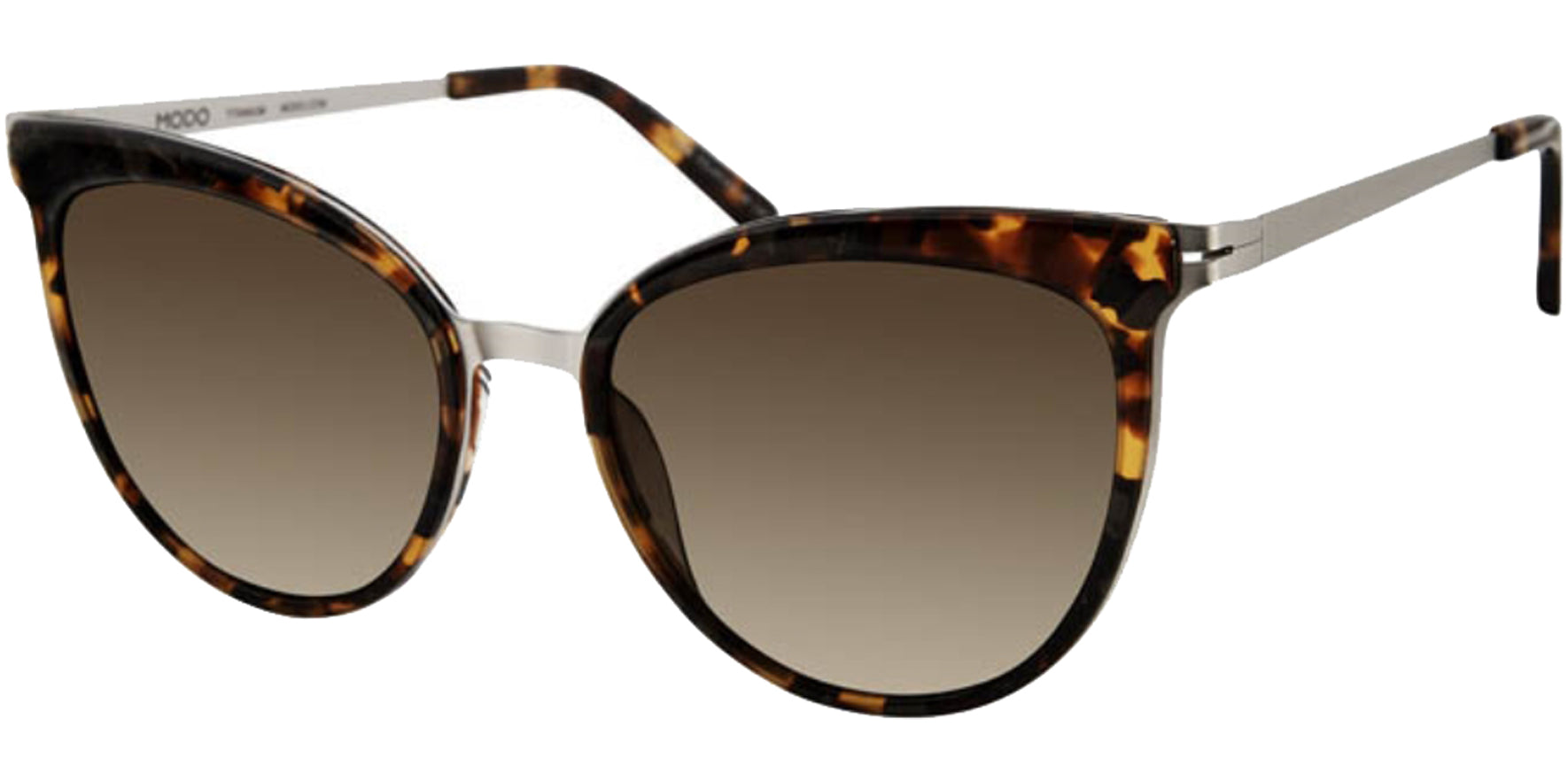 Modo Polarized Titanium Cat-Eye w/ Gradient Lens