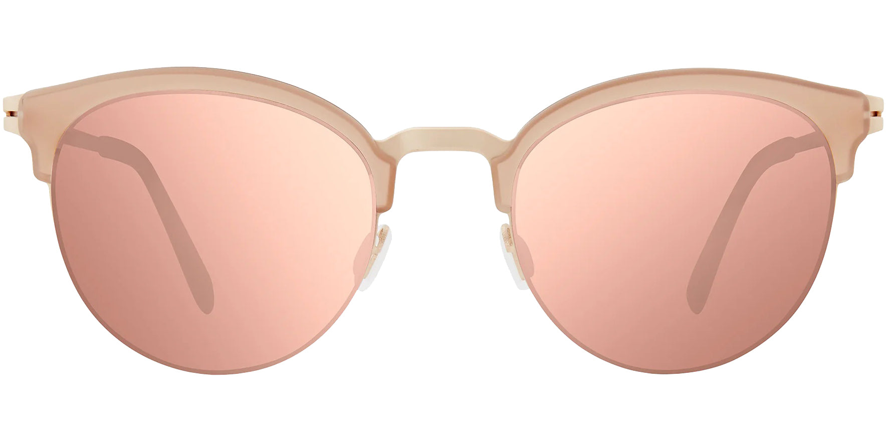 Modo Polarized Titanium Round Browline