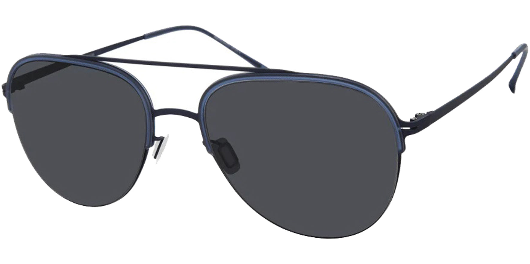 Modo Polarized Thin Titanium Aviator w/ HCD Lens