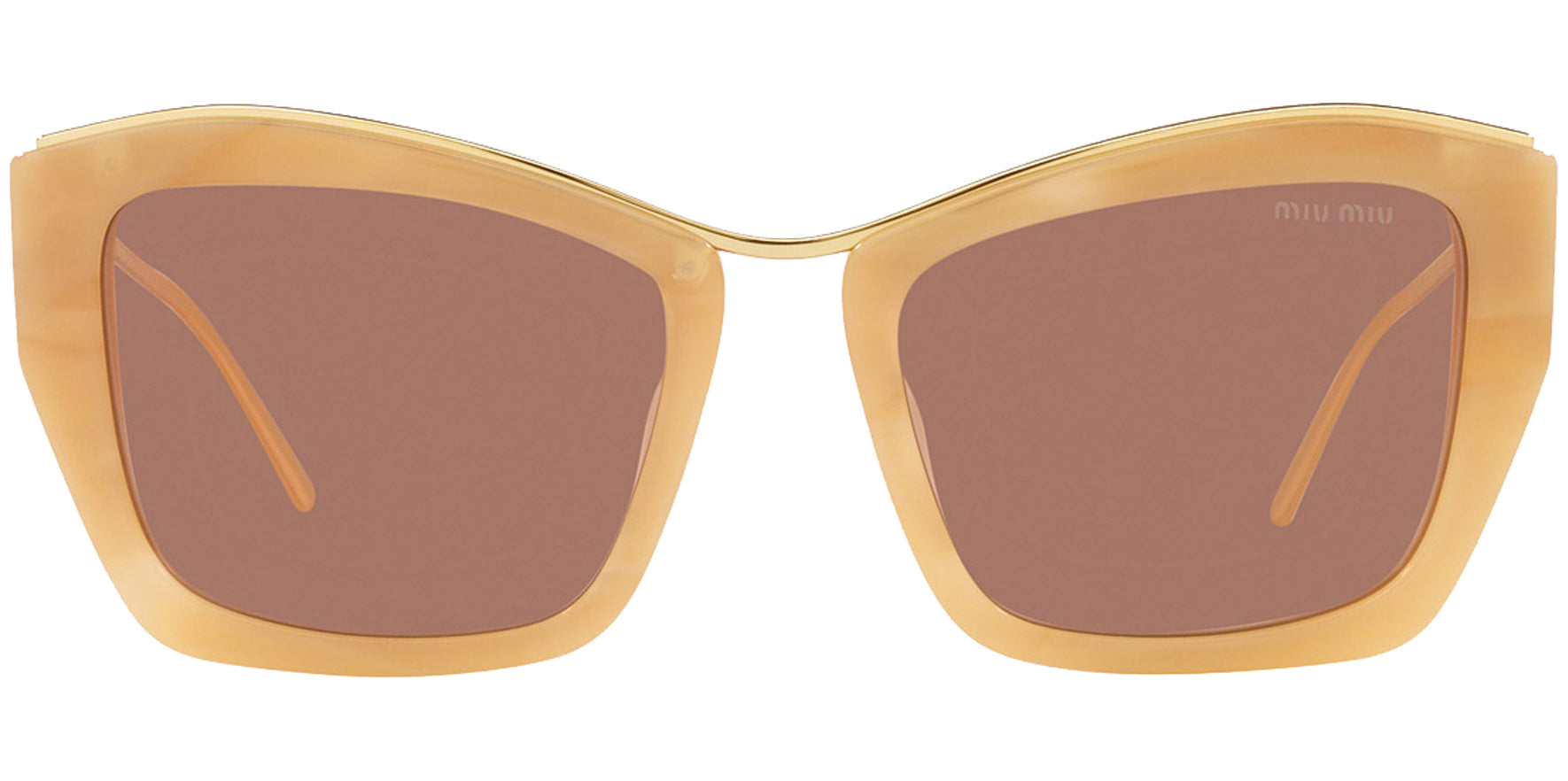 Miu Miu Beige Modern Cat Eye - Eyedictive