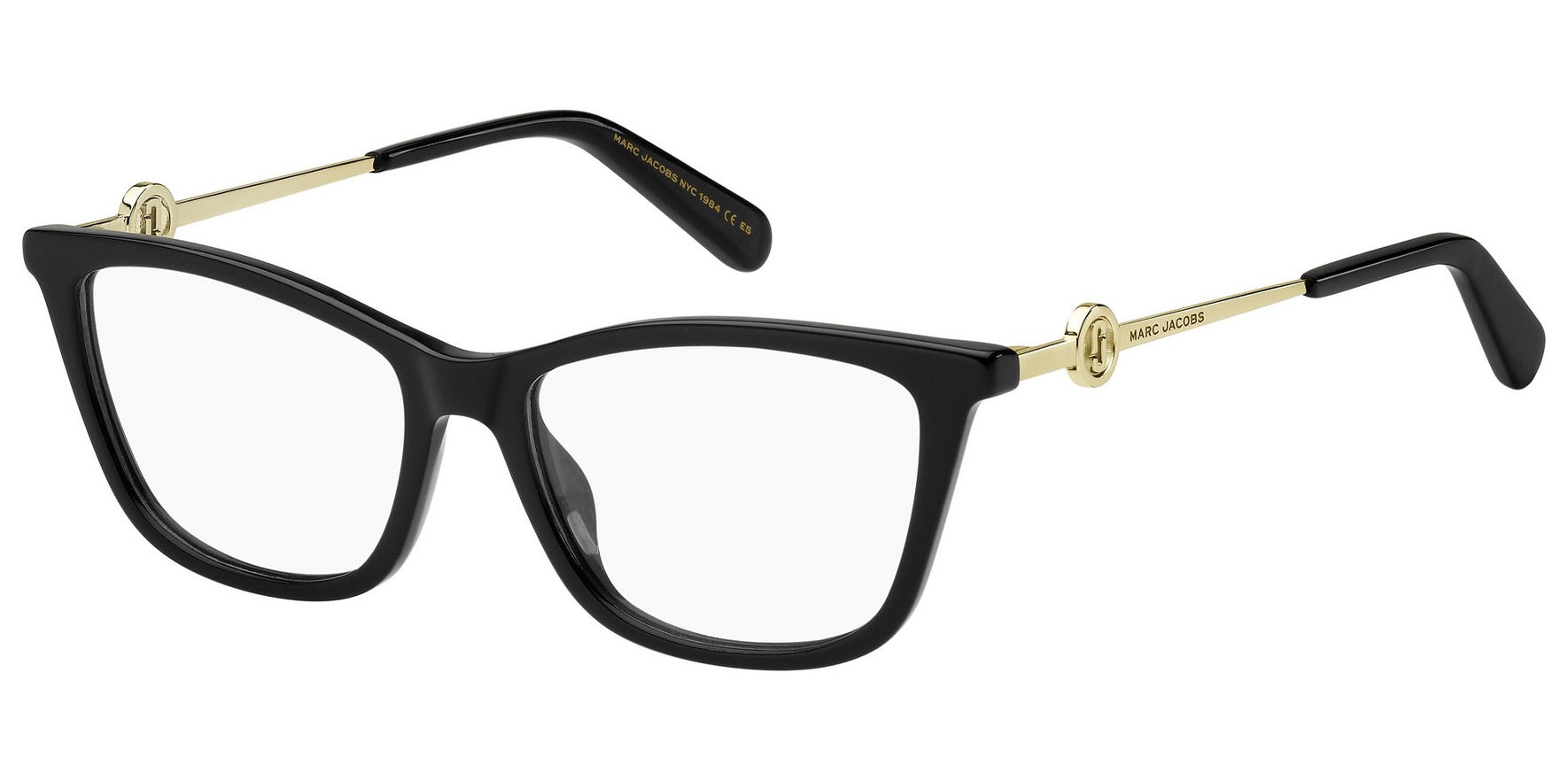 Marc Jacobs Black Cat Eye w/ Slim Temples