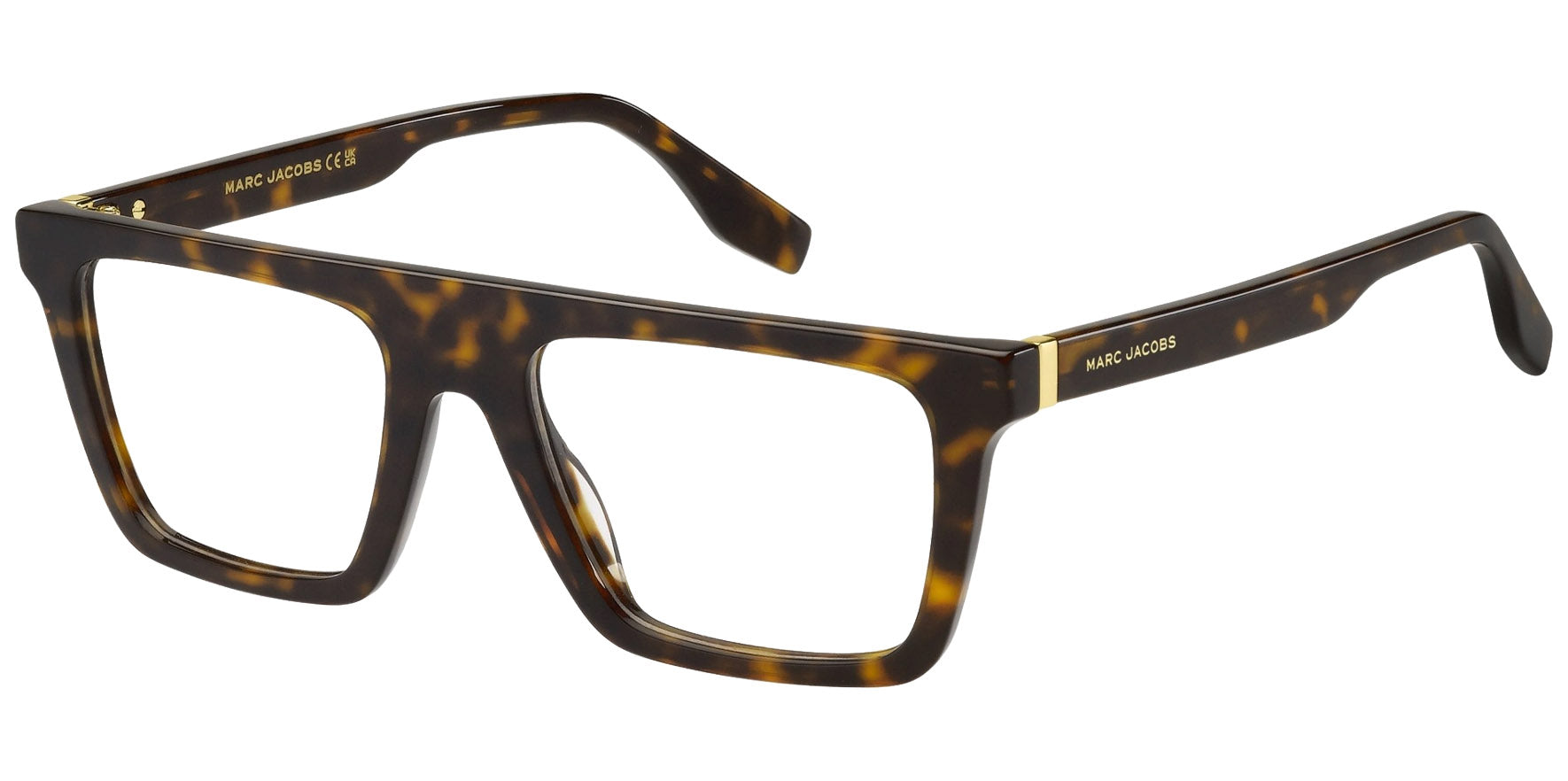 Marc Jacobs Flat-Top Square Eyeglasses w/ Hinge Stops