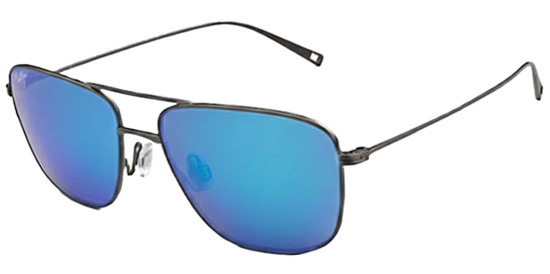 Maui Jim Mikioi Polarized Titanium Navigator w/ Mirror Lens
