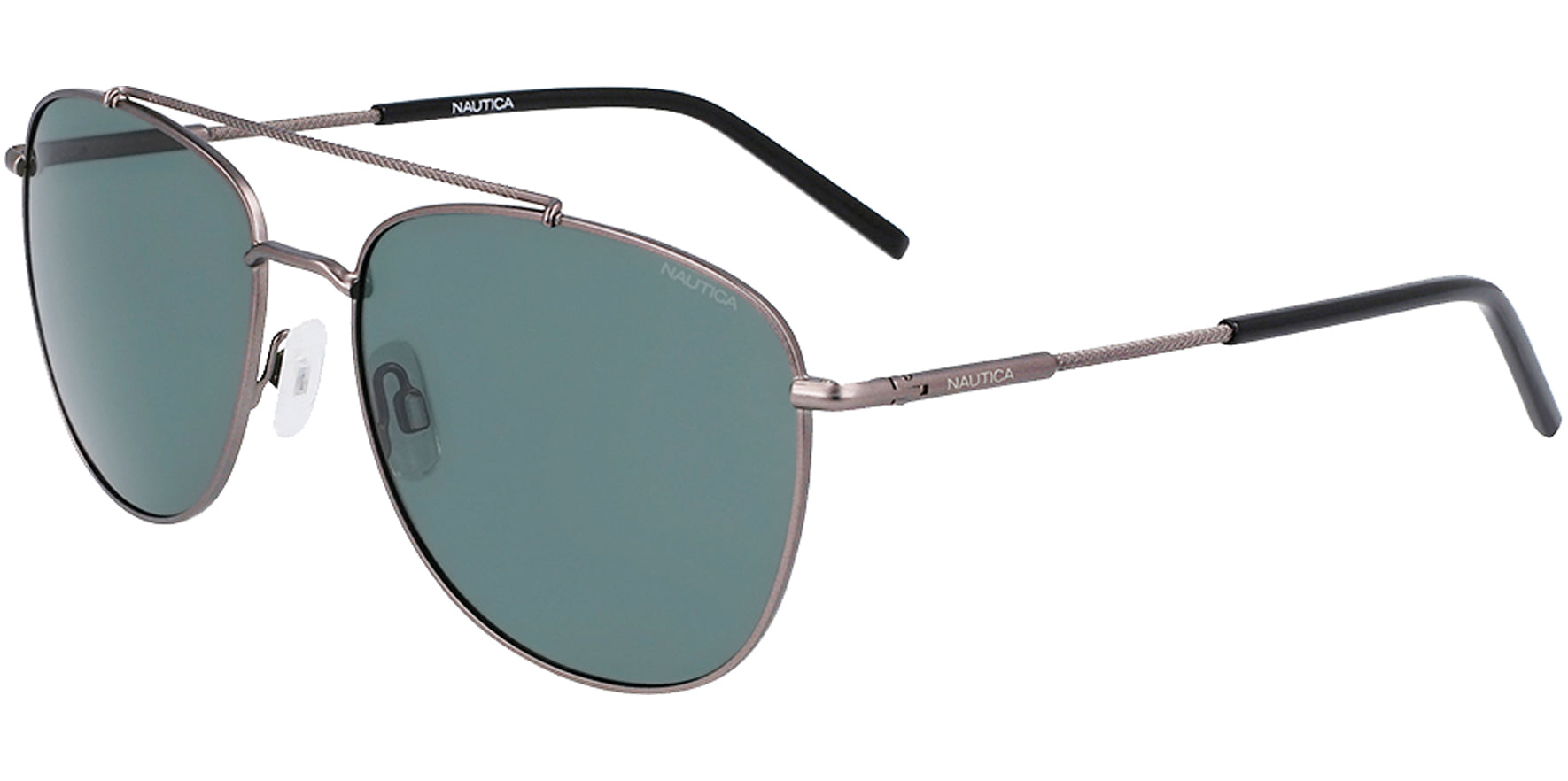 Nautica Polarized Matte Gunmetal Aviator