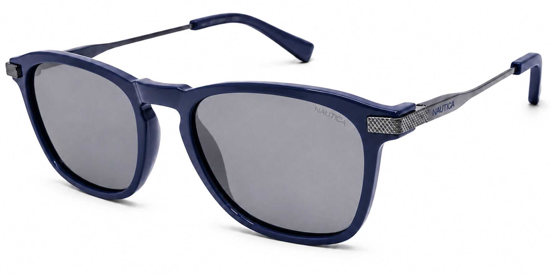 Nautica Polarized Slim Temple Square w/ MIrror Lens