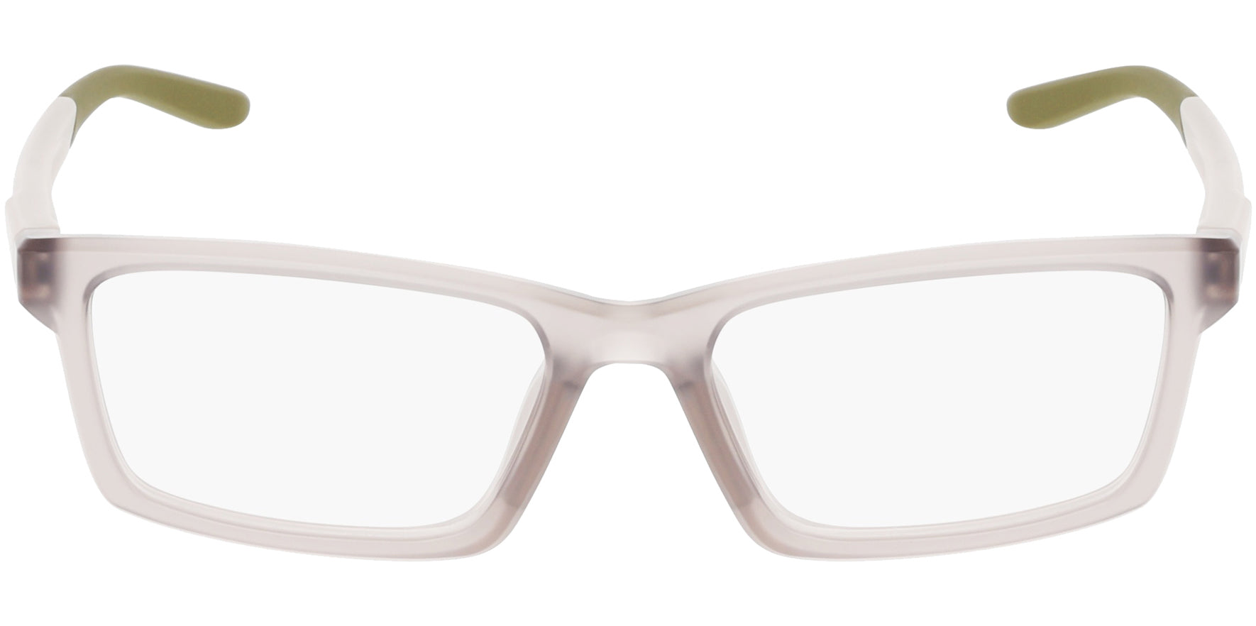 Nike Optical Rectangle Eyeglasses w/ Rubber Inlay