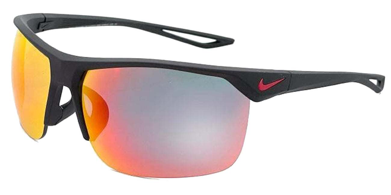 Nike Men's Trainer M Semi-Rimless Wrap w/ MAX Optics Mirrored Lens