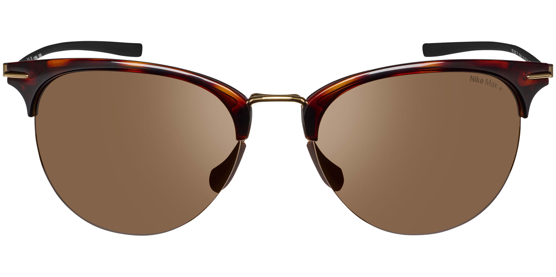 Nike Divot Polarized Semi-Rimless Browline Oval