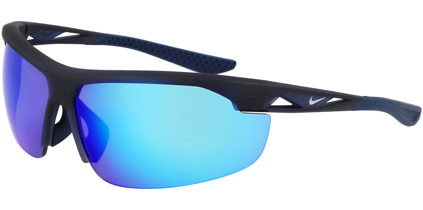 Nike Windtrack M Semi-Rimless Sport Wrap w/ Mirror Lens