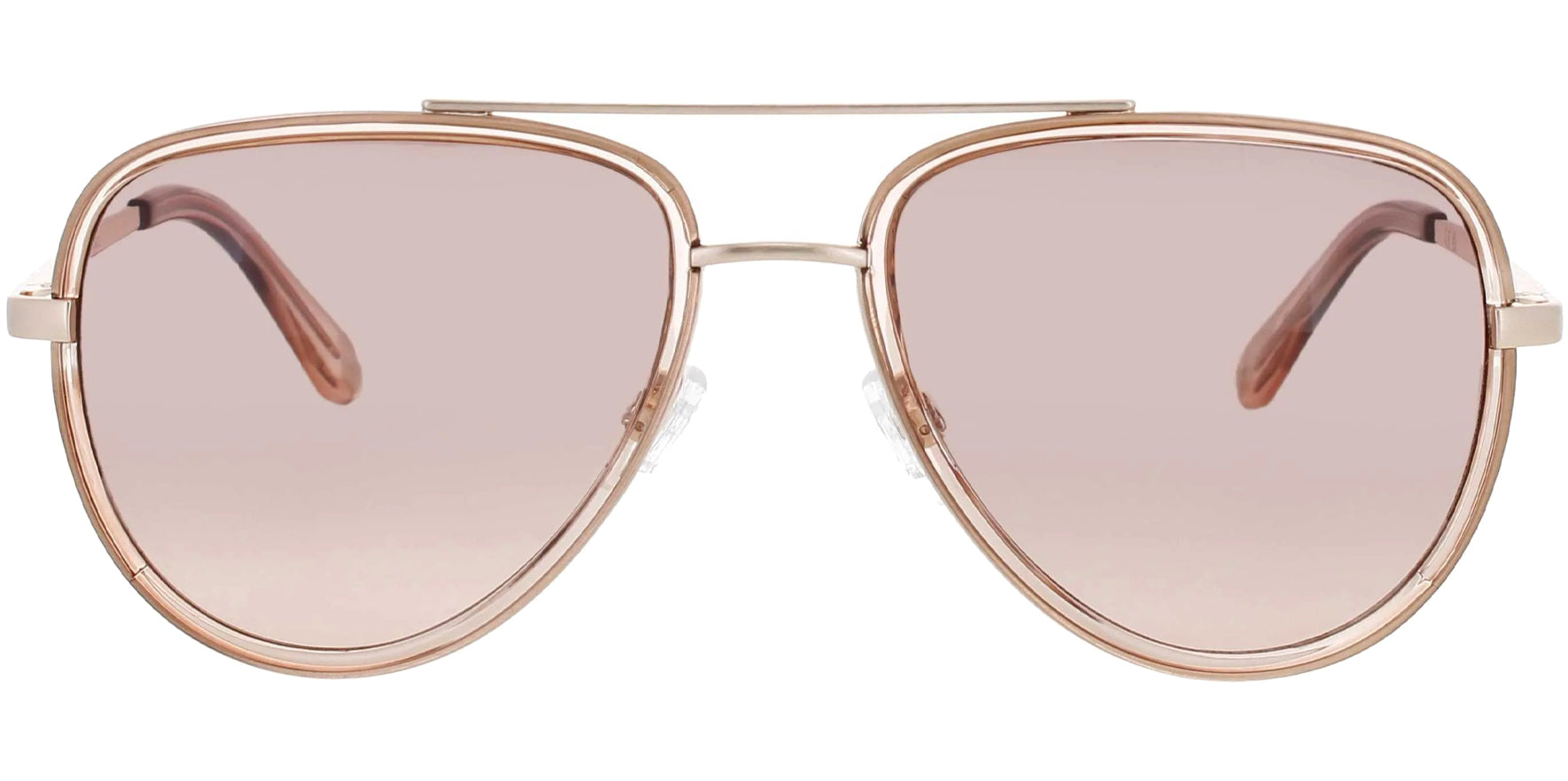 Quay All In Modern Aviator w/ Gradient Lens