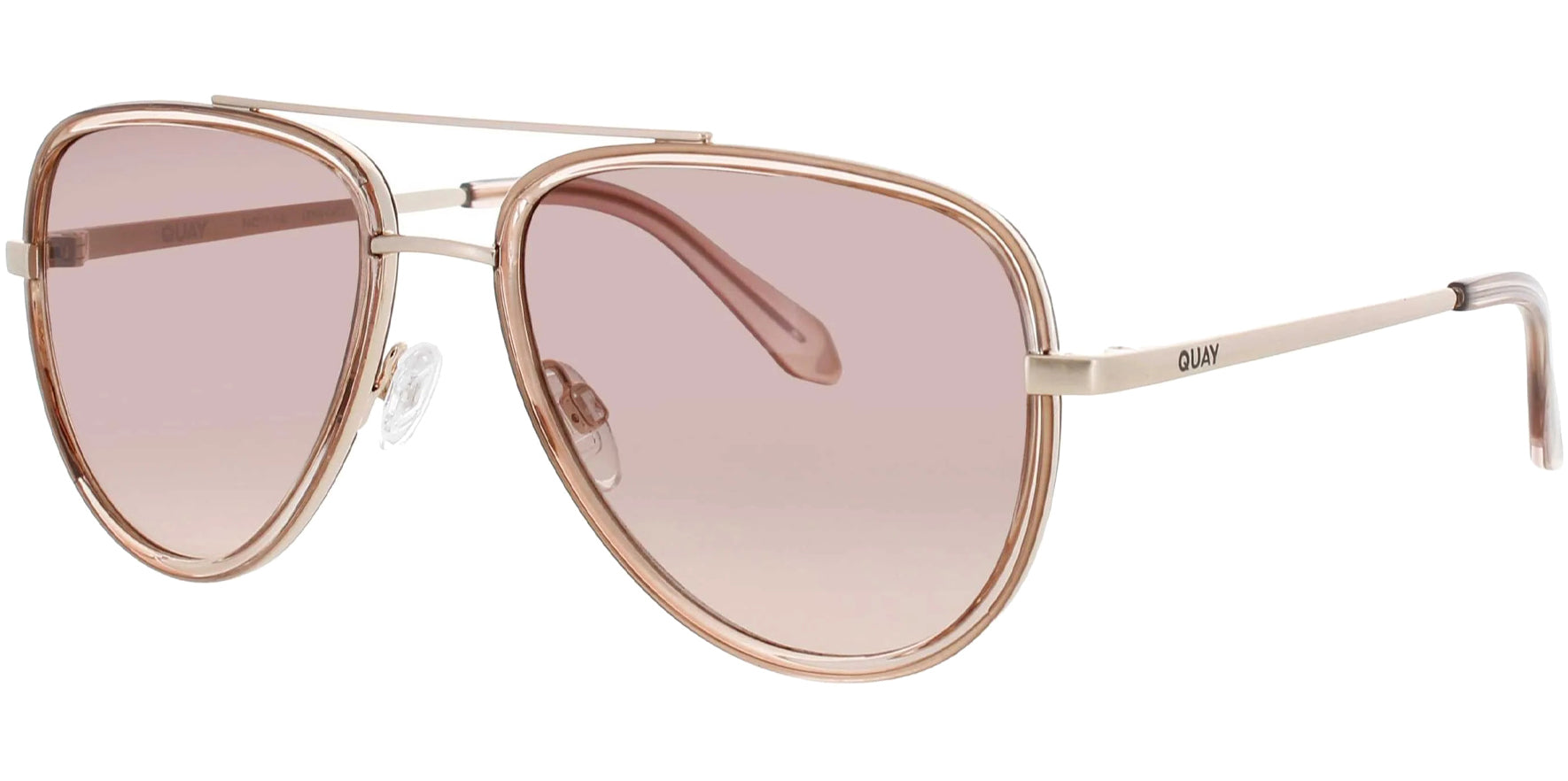 Quay All In Modern Aviator w/ Gradient Lens