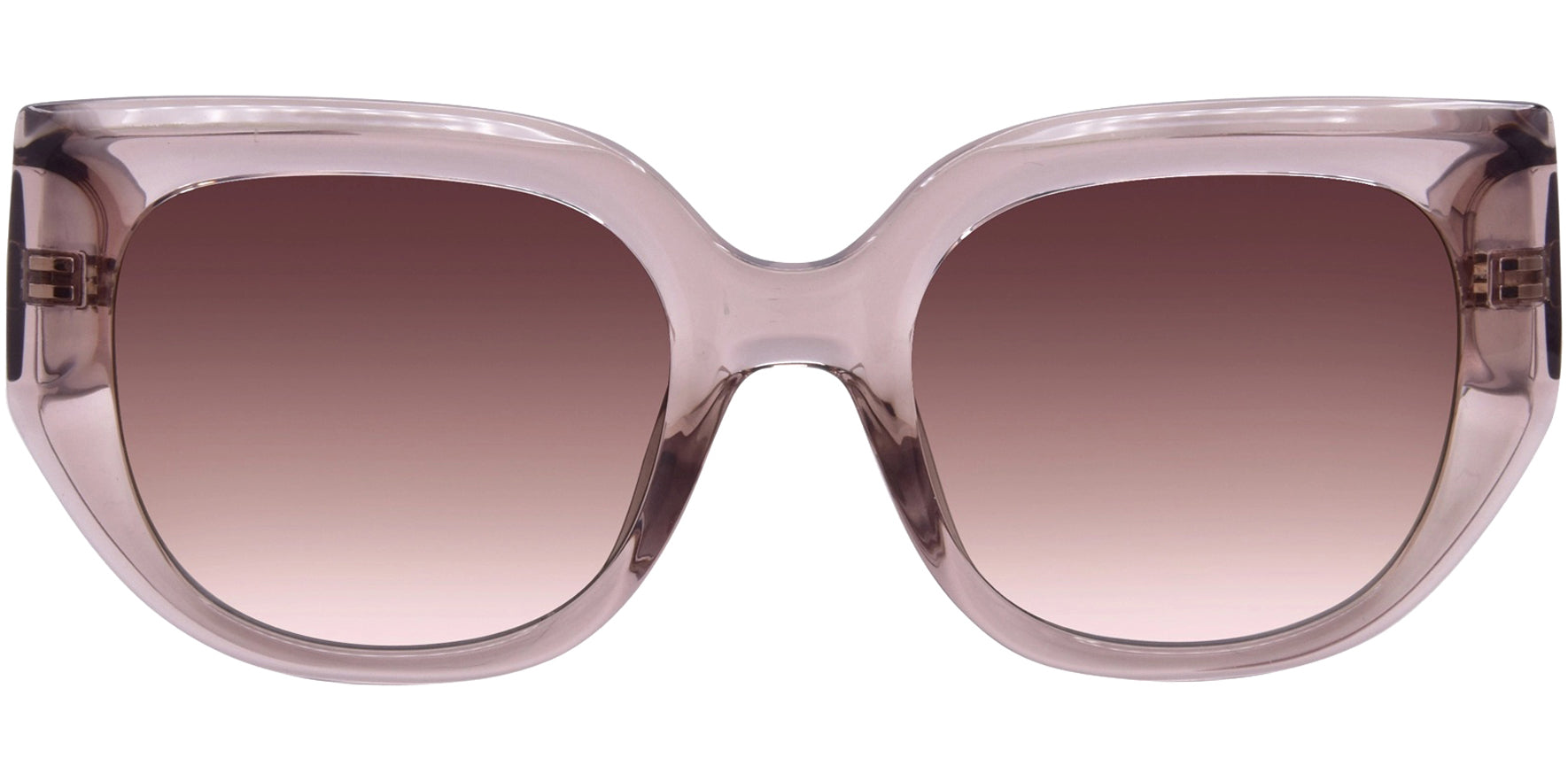 Quay Busy Busy Oversized Geometric Cat-Eye w/ Gradient Lens