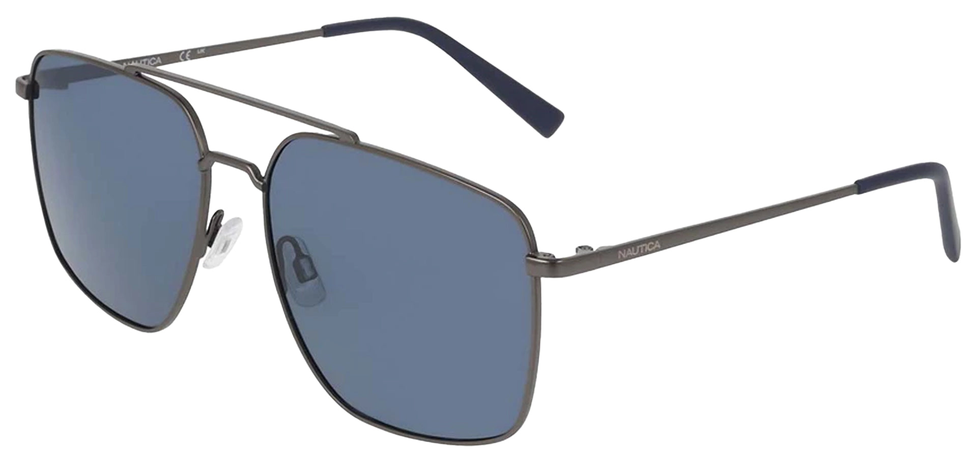 Nautica Matte Gunmetal Aviator w/ Slim Temples