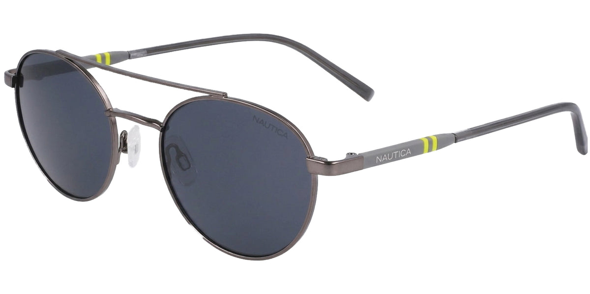 Nautica Polarized Round Aviator w/ Soft-Touch Tips