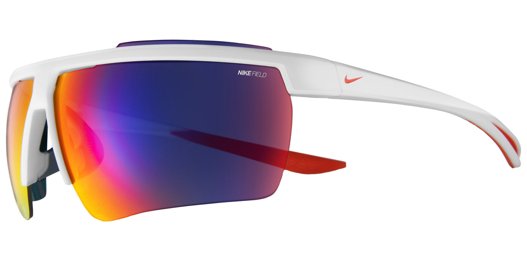 Nike Windshield 20 Semi Rimless Wrap w/ Field Tint Mirror Lens - Eyedictive