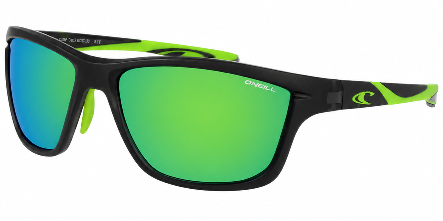 O'Neill Polarized Wrap w/ Adjustable Nosepiece & Mirror Lens
