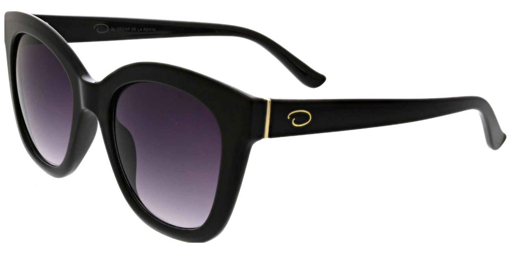 Oscar By Oscar de la Renta Rounded Cat-Eye w/ Gradient Lens