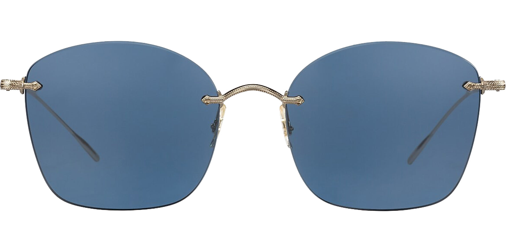 Oliver Peoples Marlien Soft Gold-Tone Rimless - Eyedictive