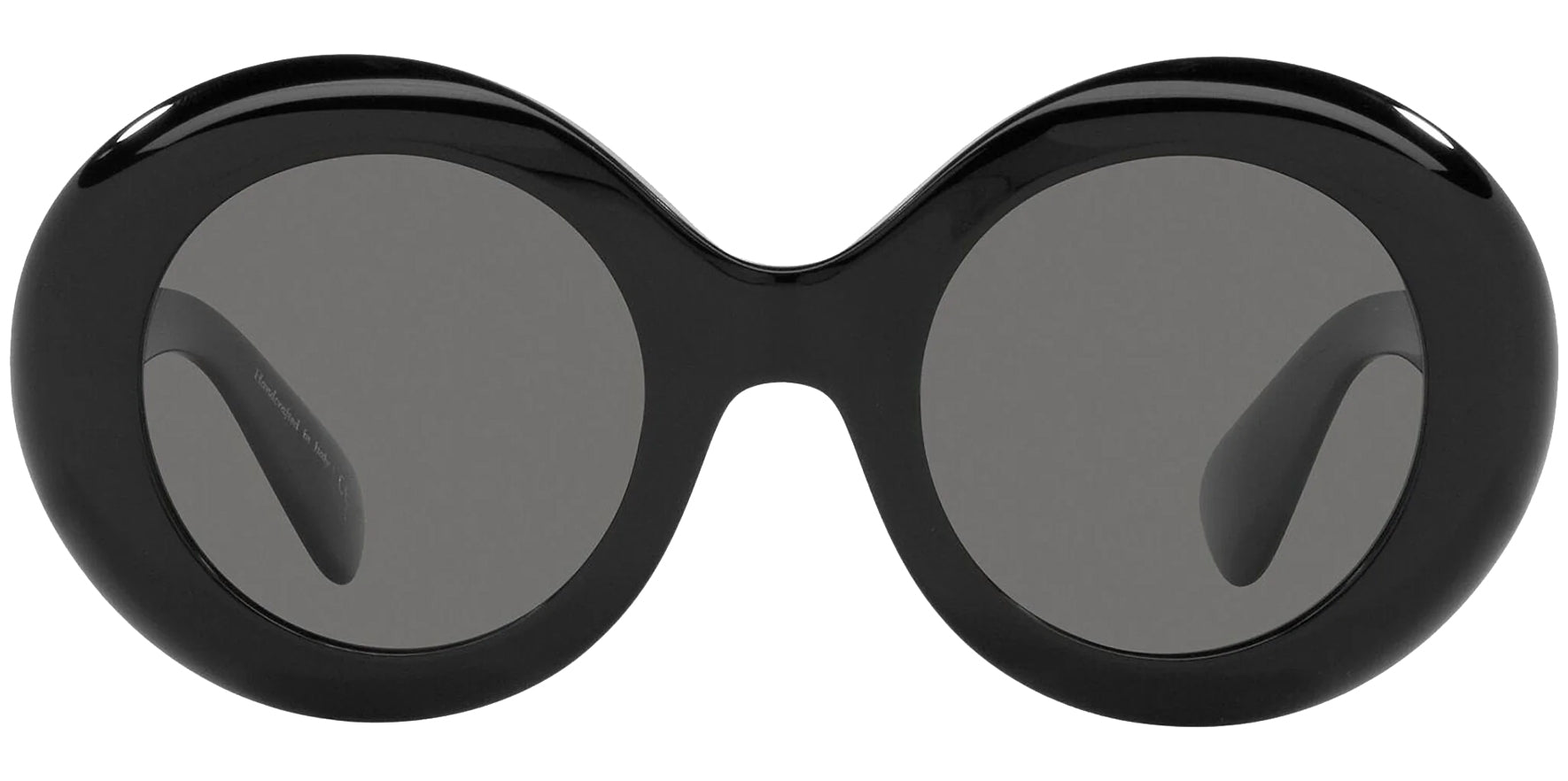 Oliver Peoples Dejeanne Polarized Black Oversized Round - Eyedictive