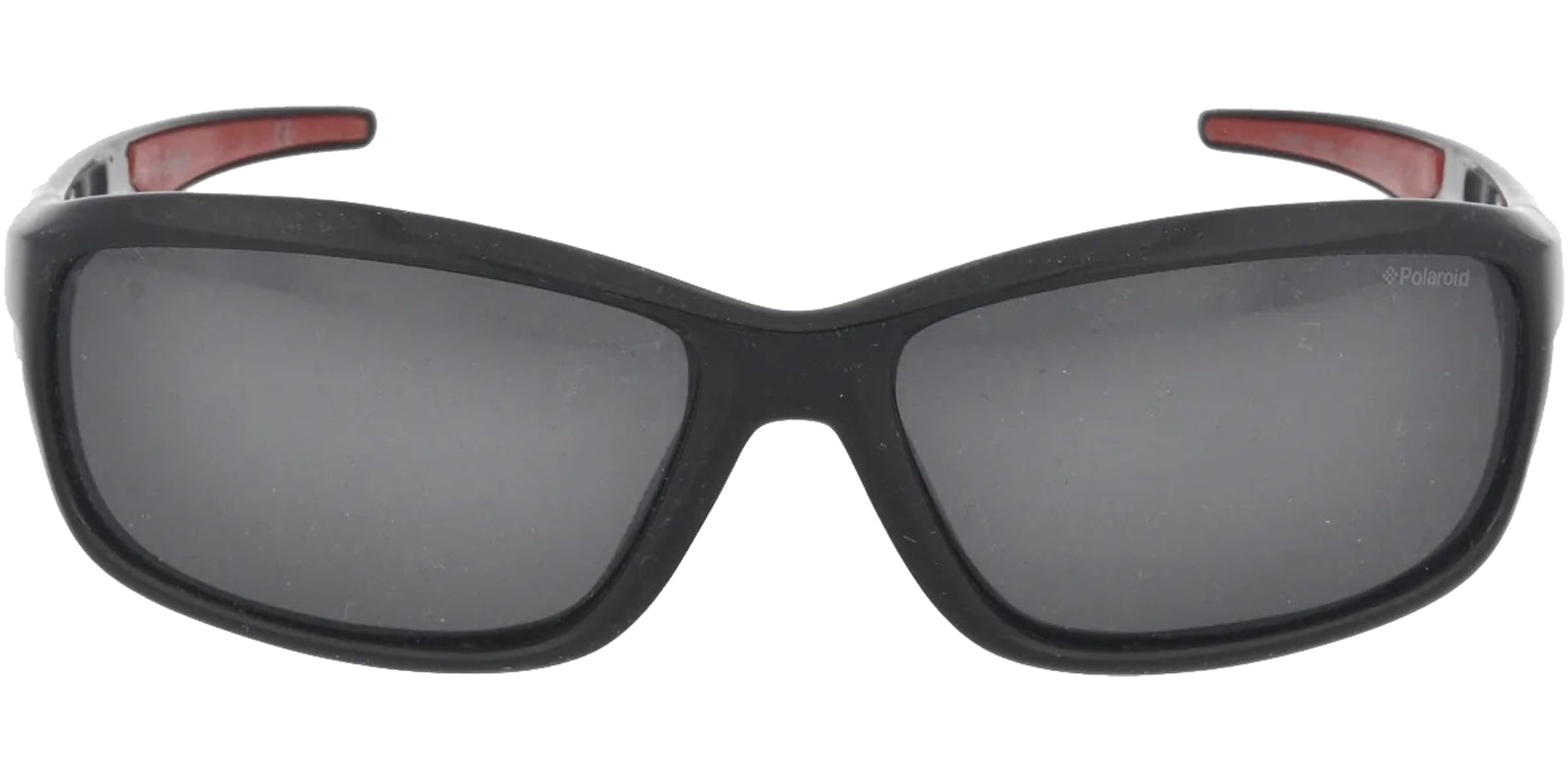 Polaroid Polarized Shiny Black Sports Wrap - Eyedictive