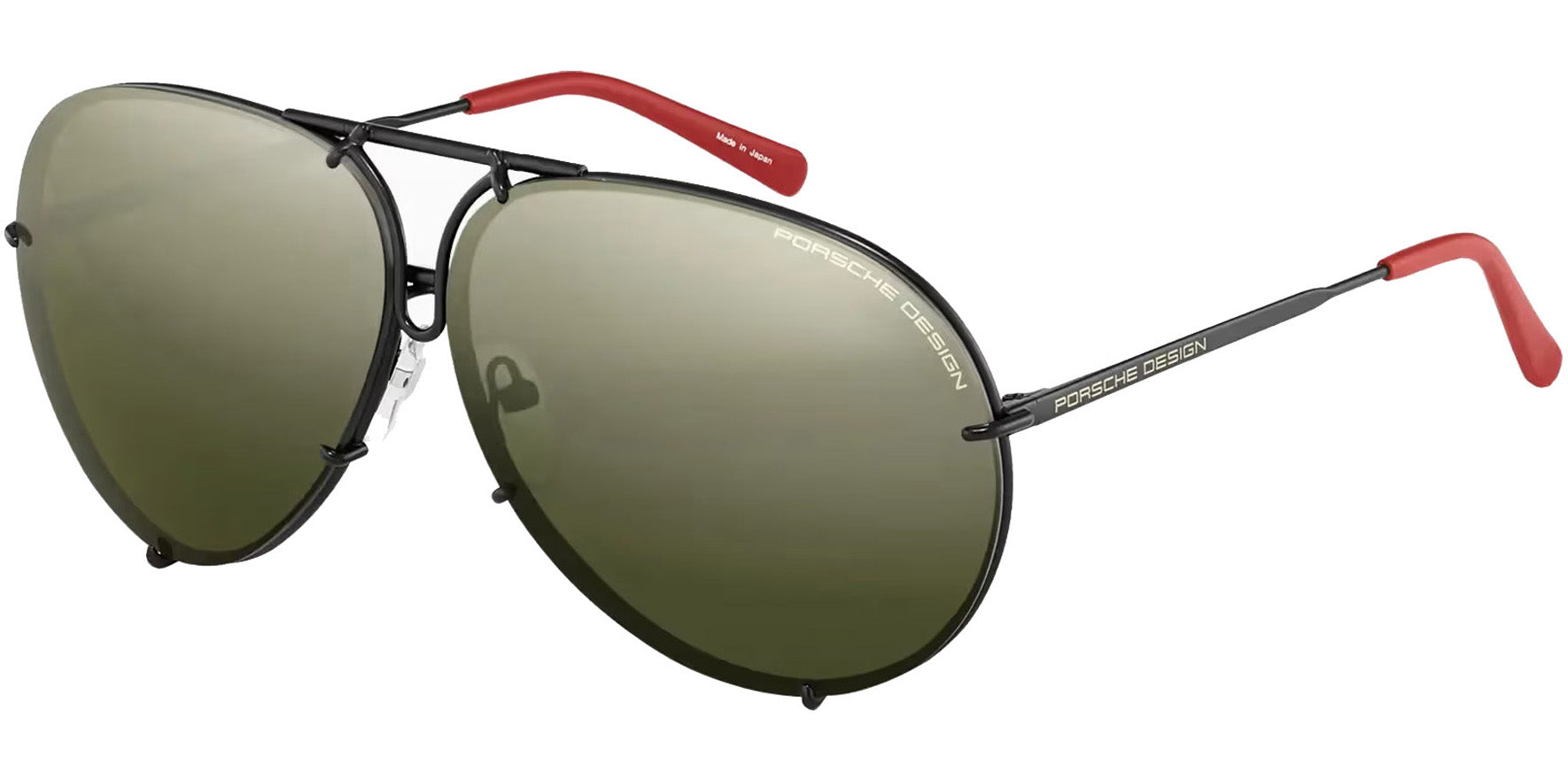 Porsche Design Black Titanium Aviator w/ VisionDrive XTR Lens