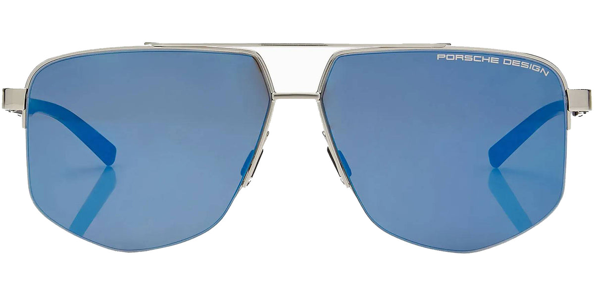Porsche Design Semi-Rimless Geometric Navigator w/ Mirror Lens
