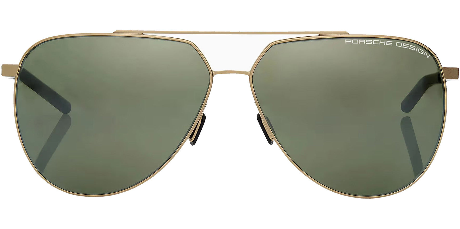 Porsche Design Gold-Tone/Black Titanium Aviator