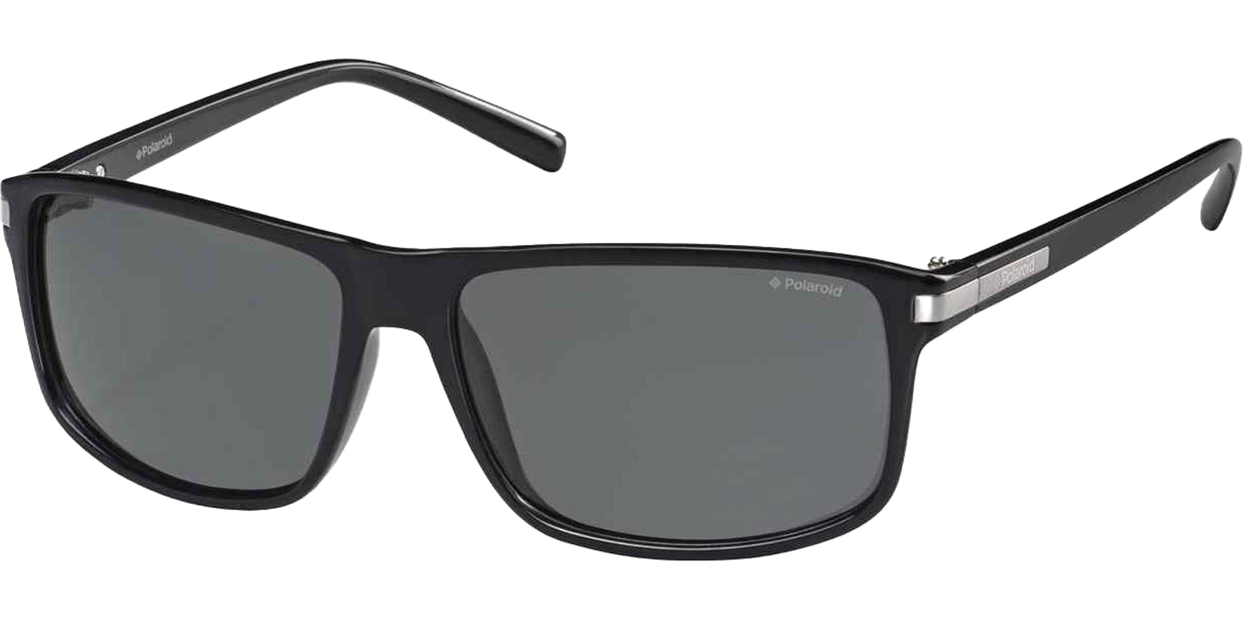 Polaroid Polarized Core Shiny Black Rectangle - Eyedictive