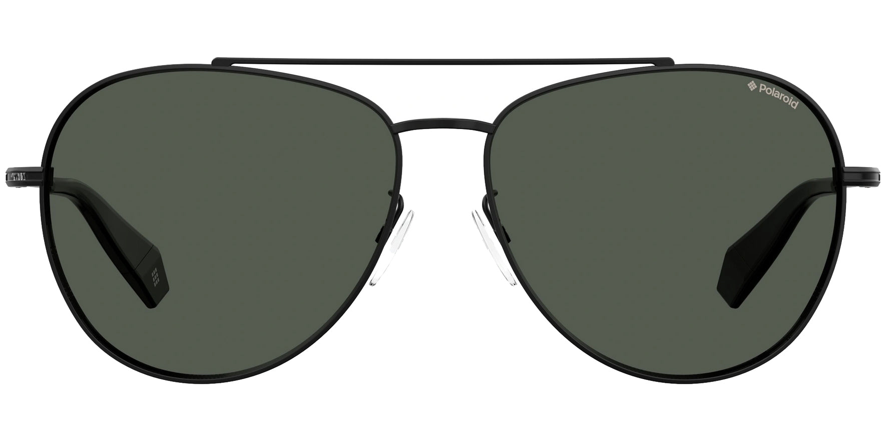 Polaroid Polarized Black Aviator - Eyedictive