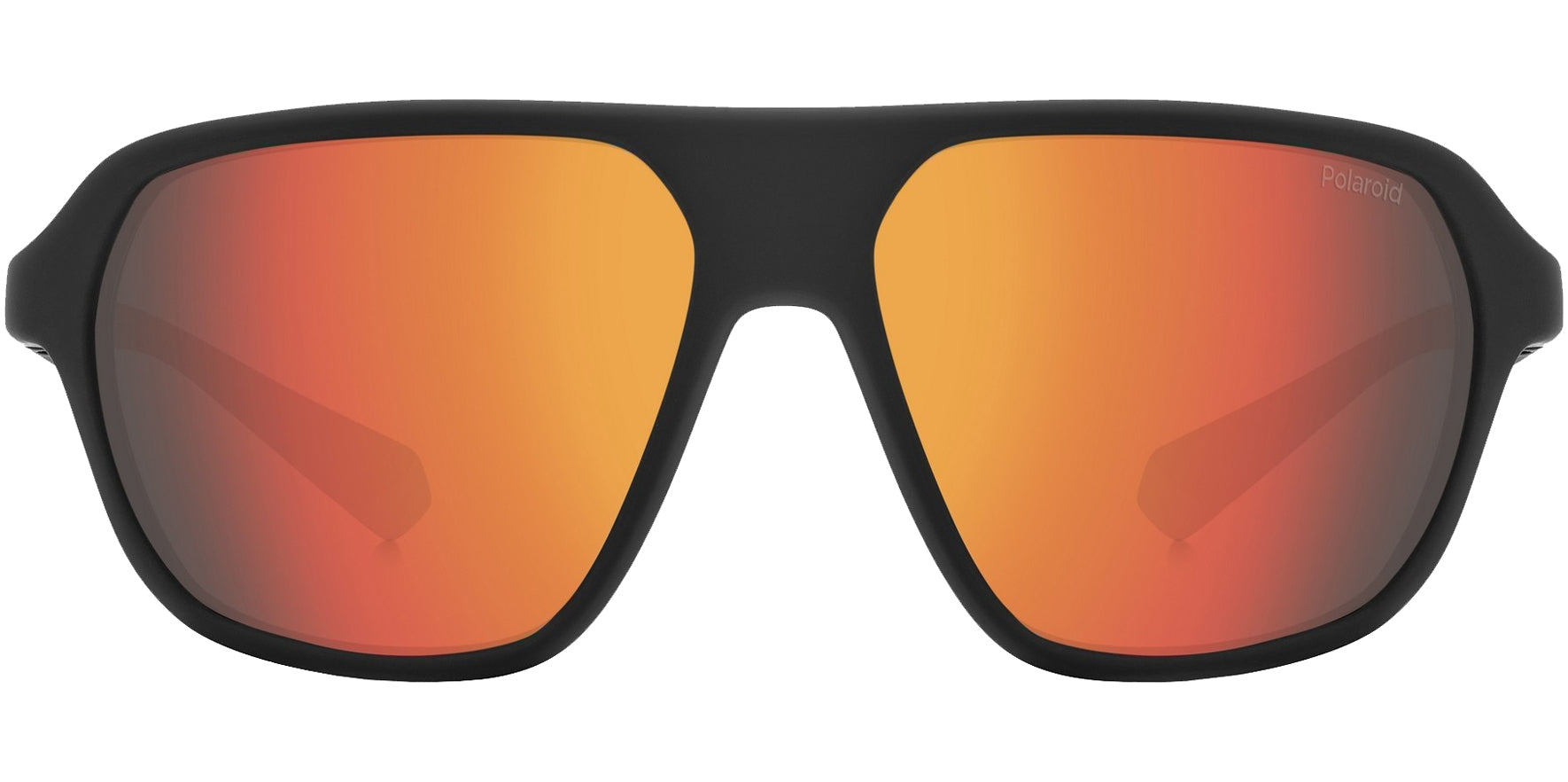 Polaroid Polarized Pilot Wrap w/ Mirror Lens