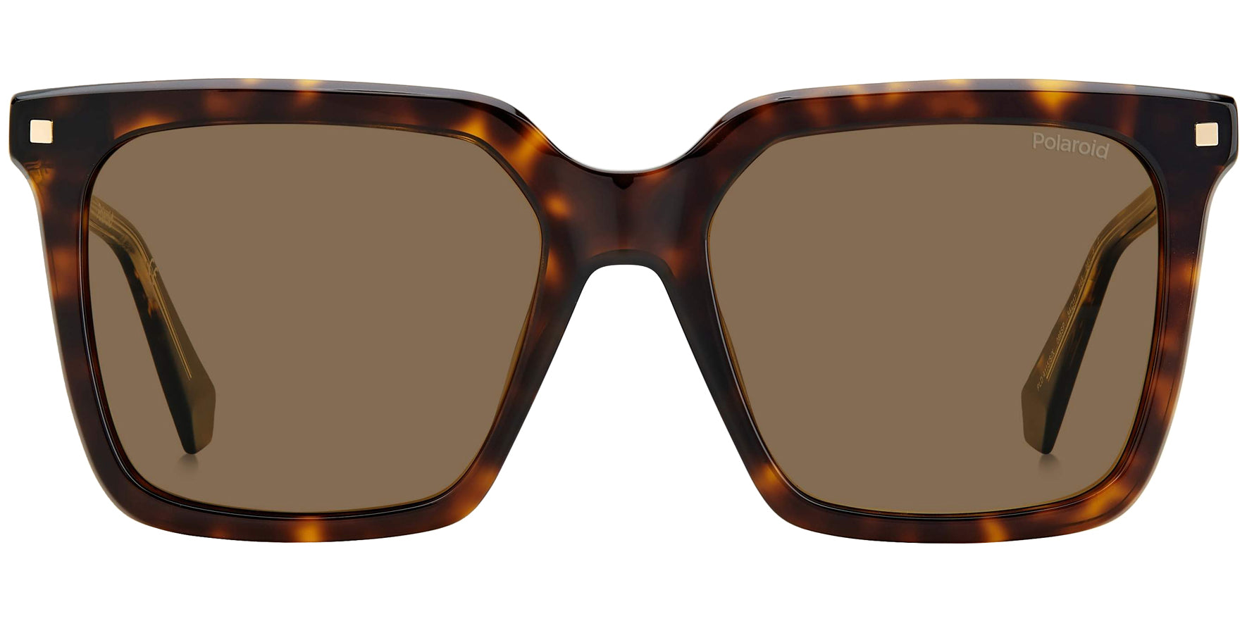 Polaroid Polarized Havana Geometric Square