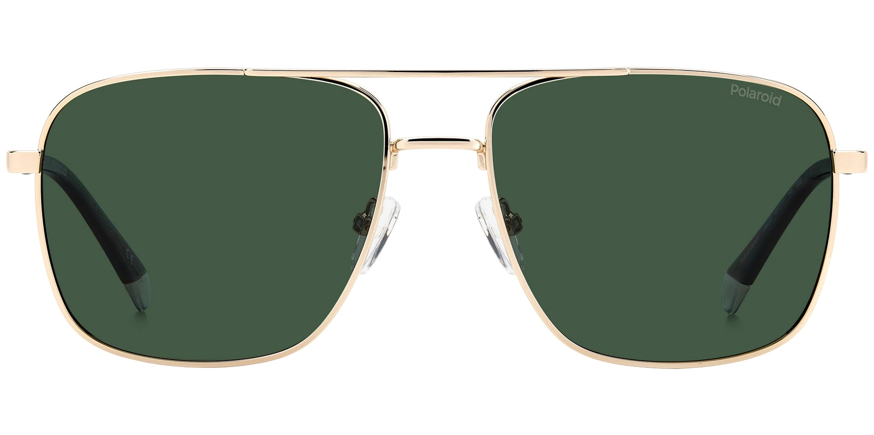 Polaroid Polarized Gold-Tone Navigator