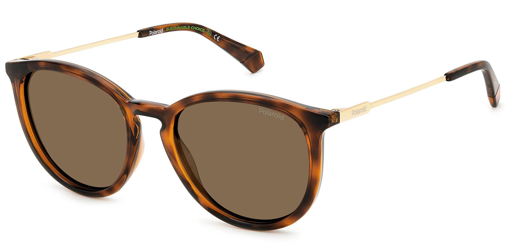 Polaroid Polarized Vintage Style Round