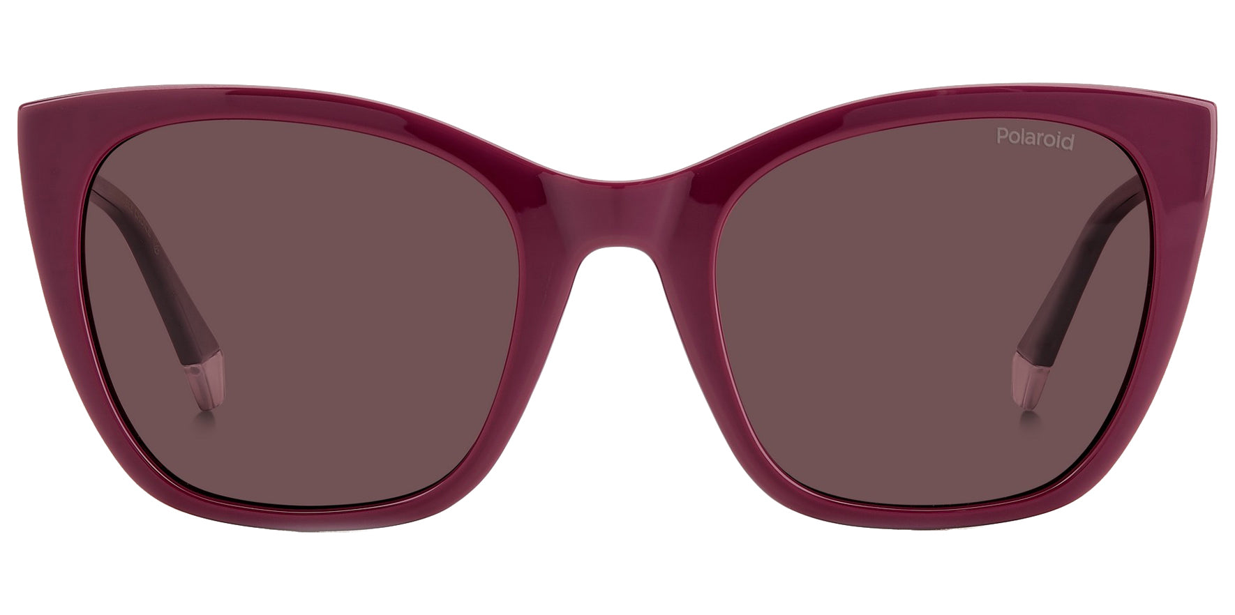 Polaroid Polarized Rounded Cat Eye w/ Metal Temples