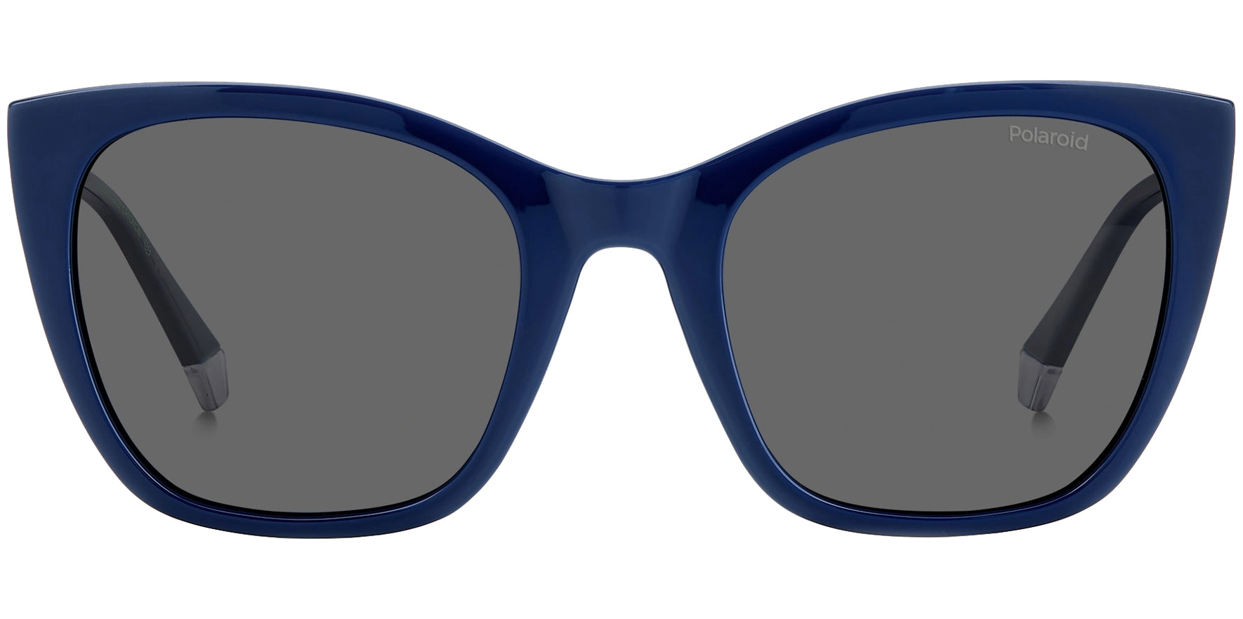 Polaroid Polarized Blue Cat Eye w/ Slim Temples