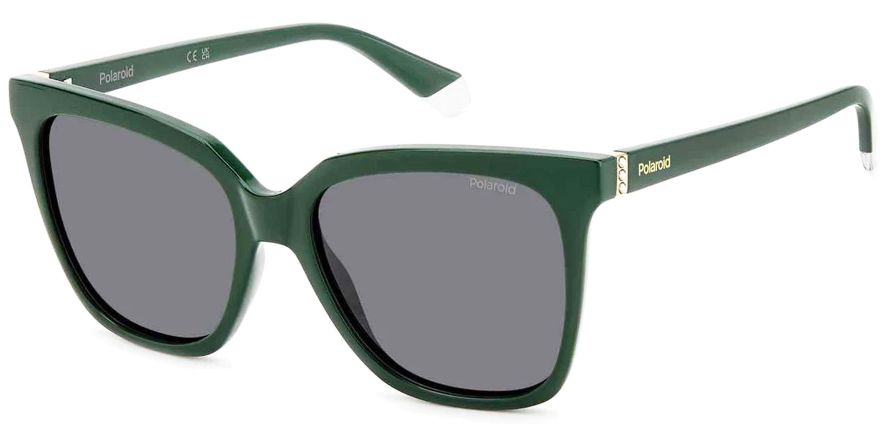 Polaroid Polarized Cat-Eye w/ Stone Encrusted Hinge Stops