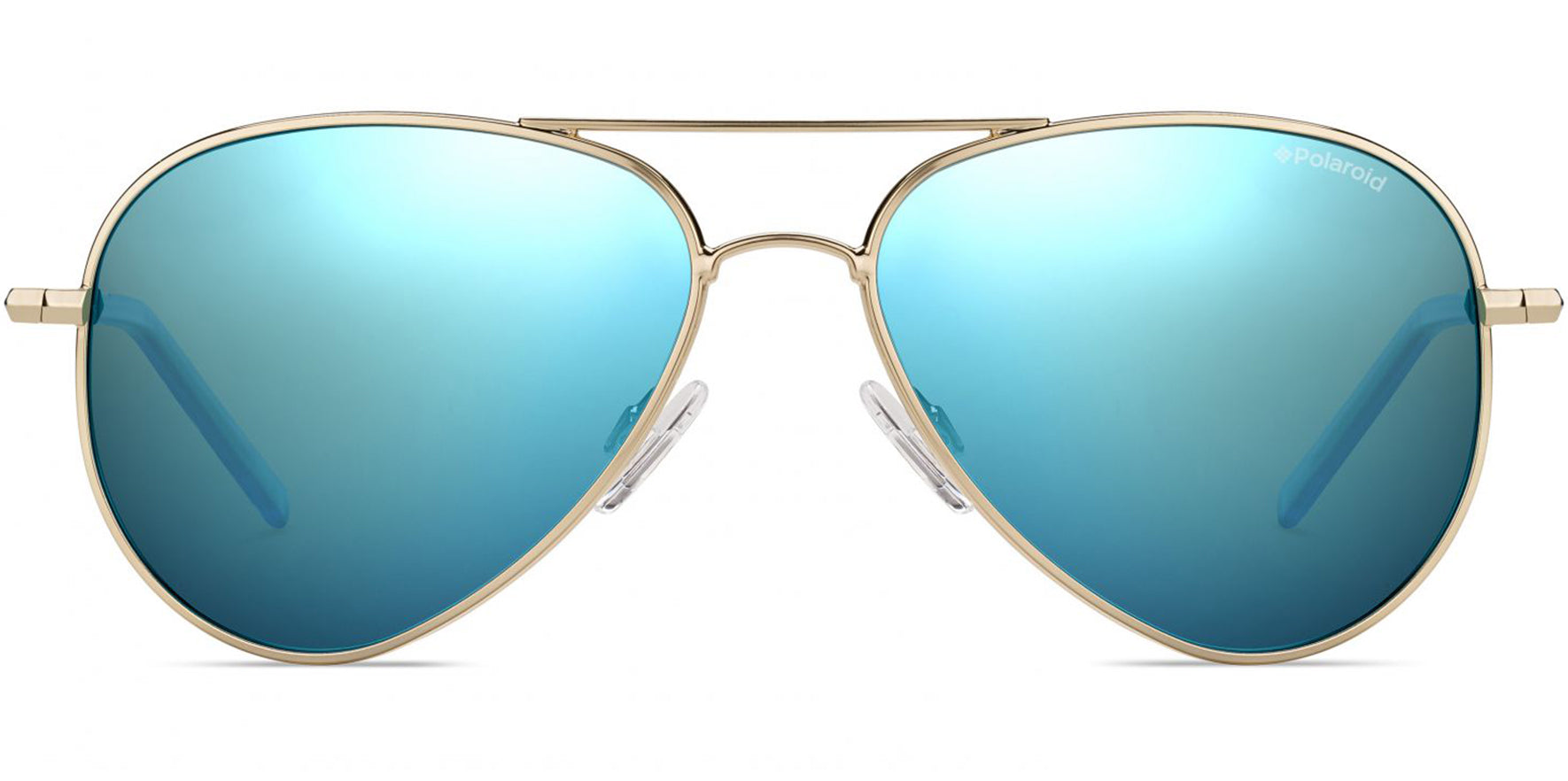 Polaroid Core Polarized Gold-Tone Aviator - Eyedictive