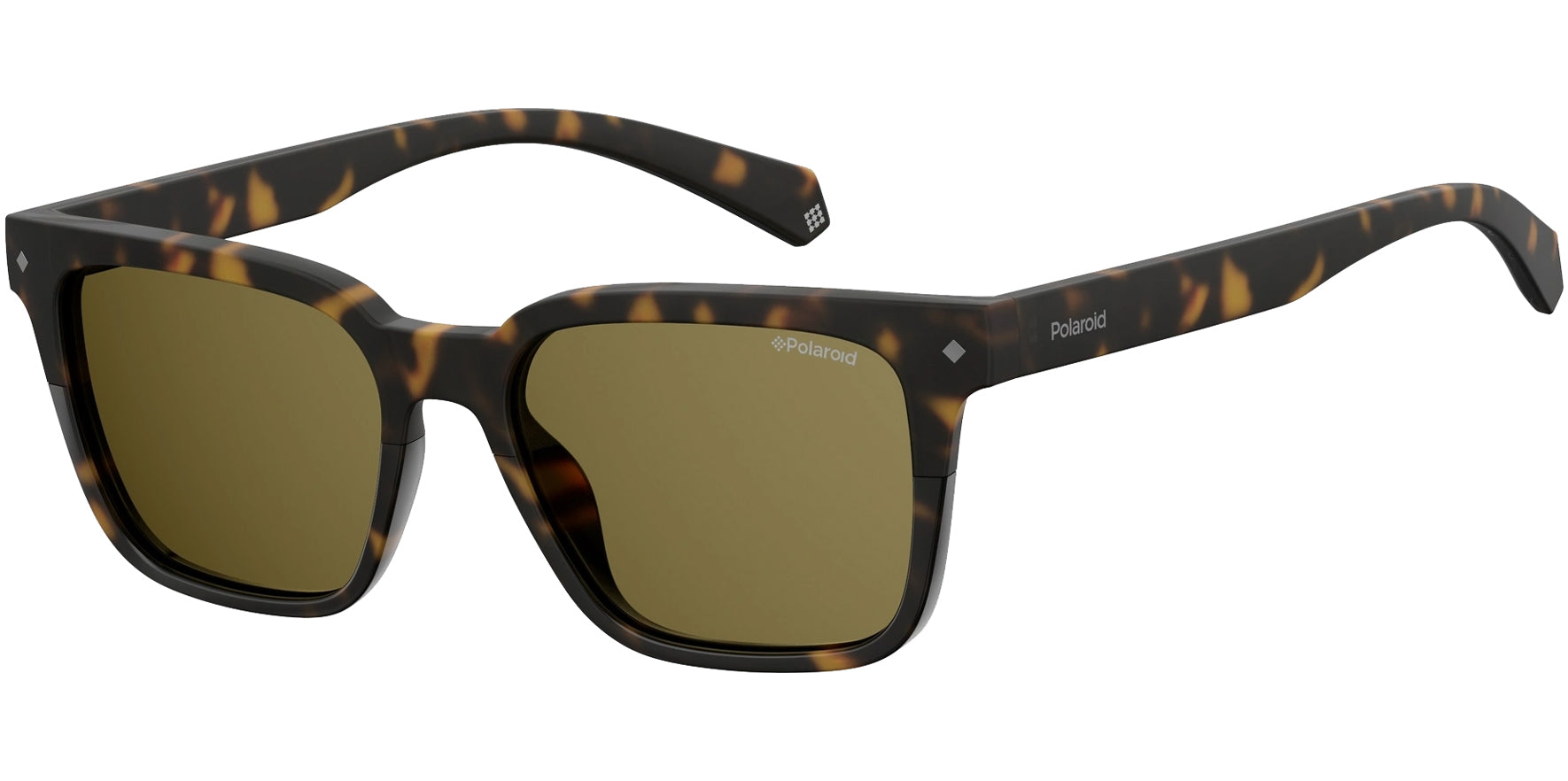 Polaroid Polarized Dark Havana Square