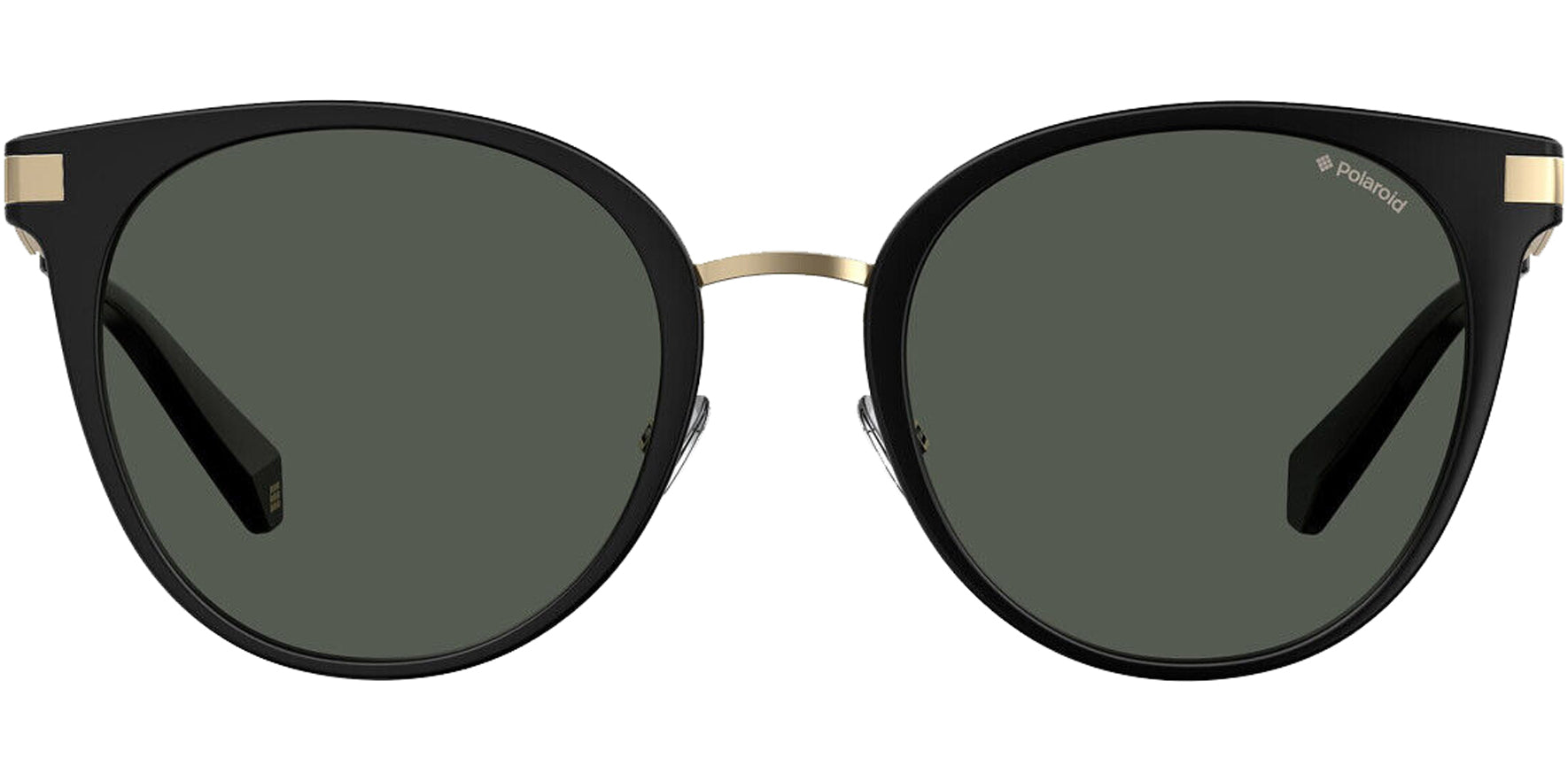 Polaroid Polarized Black Round Cat-Eye - Eyedictive