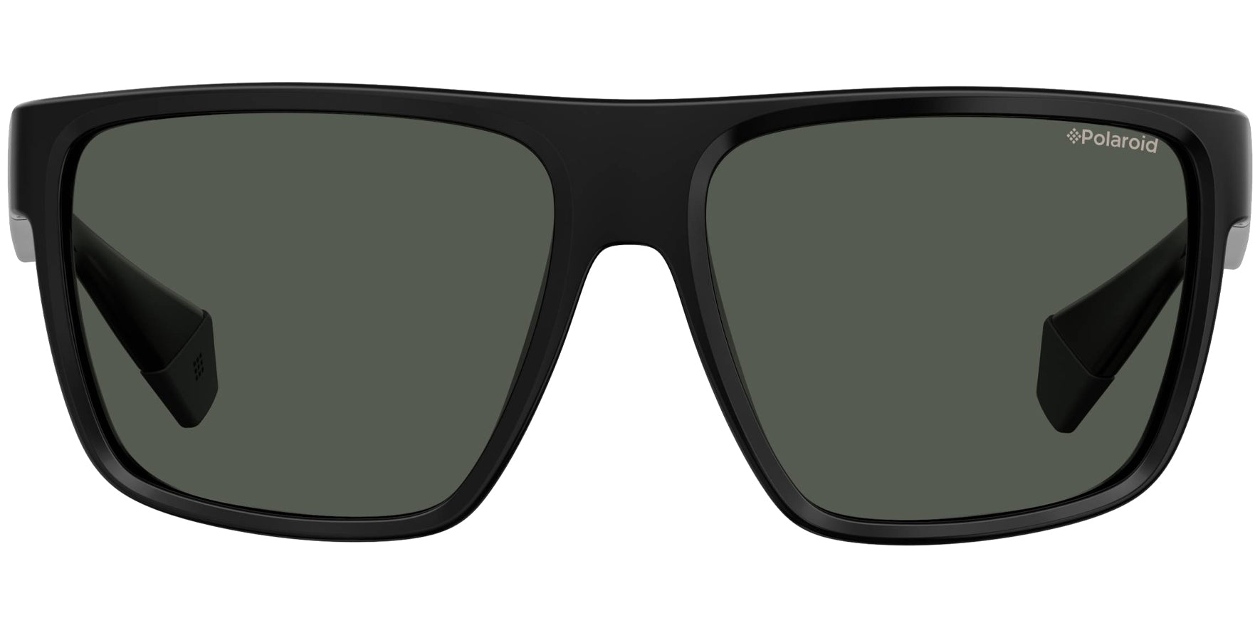 Polaroid Polarized Black Flat Top Square - Eyedictive