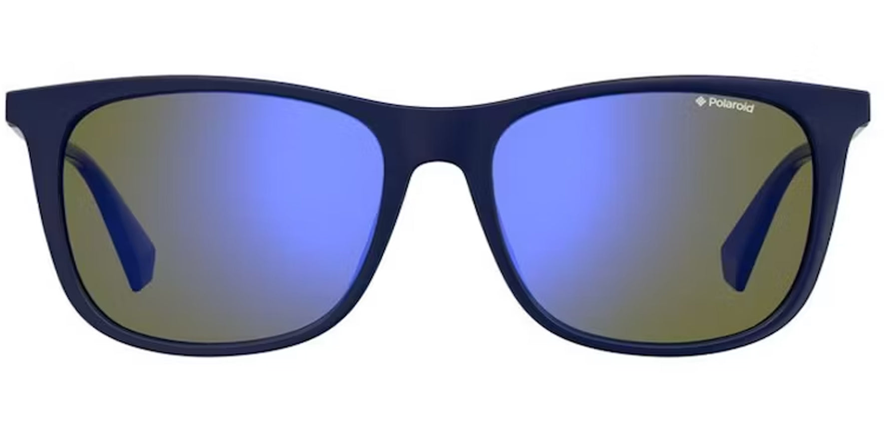 Polaroid Polarized Blue Square w/ Mirrored Lens - Eyedictive