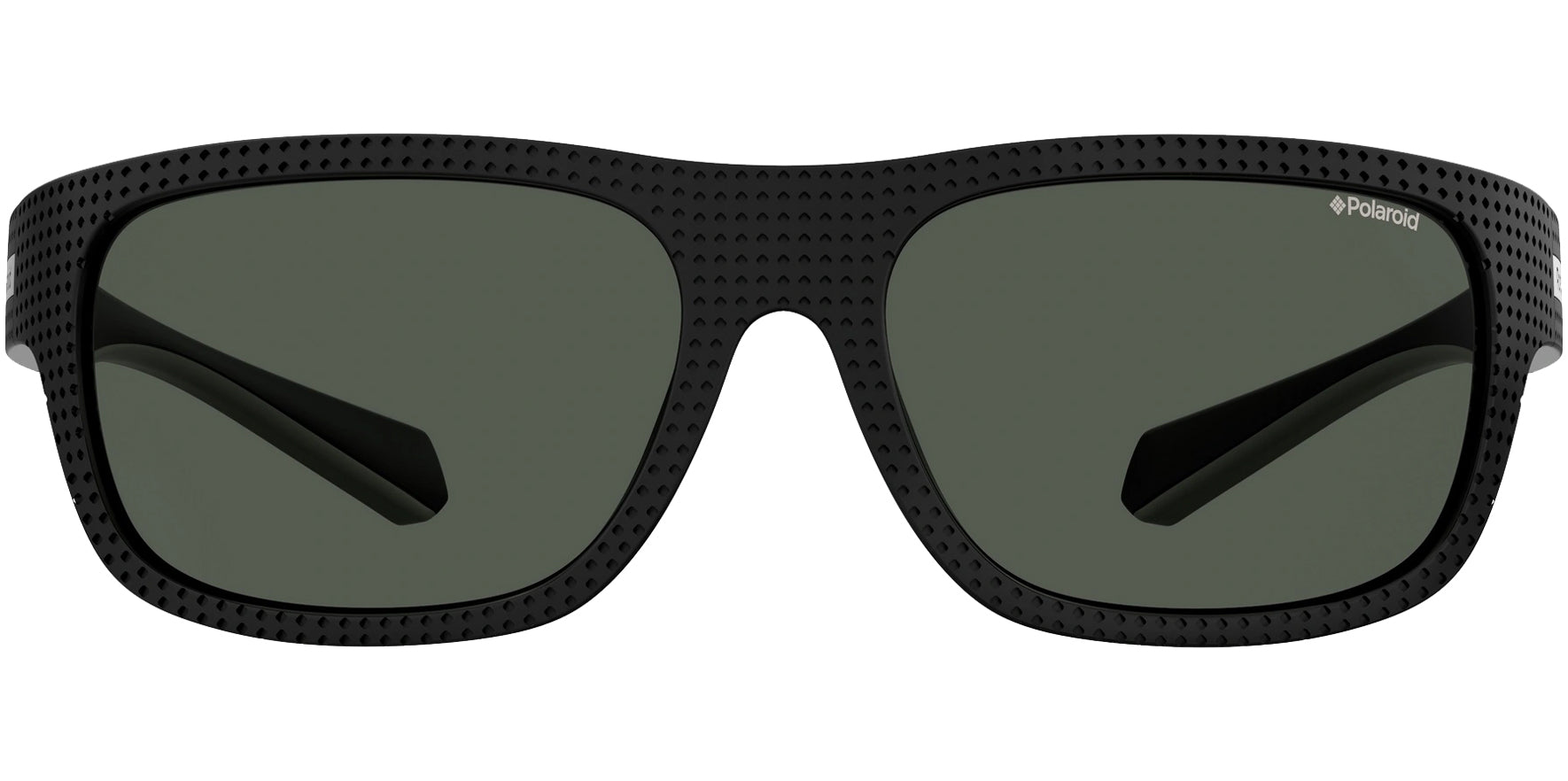 Polaroid Polarized Black Stipple Textured Sport Wrap