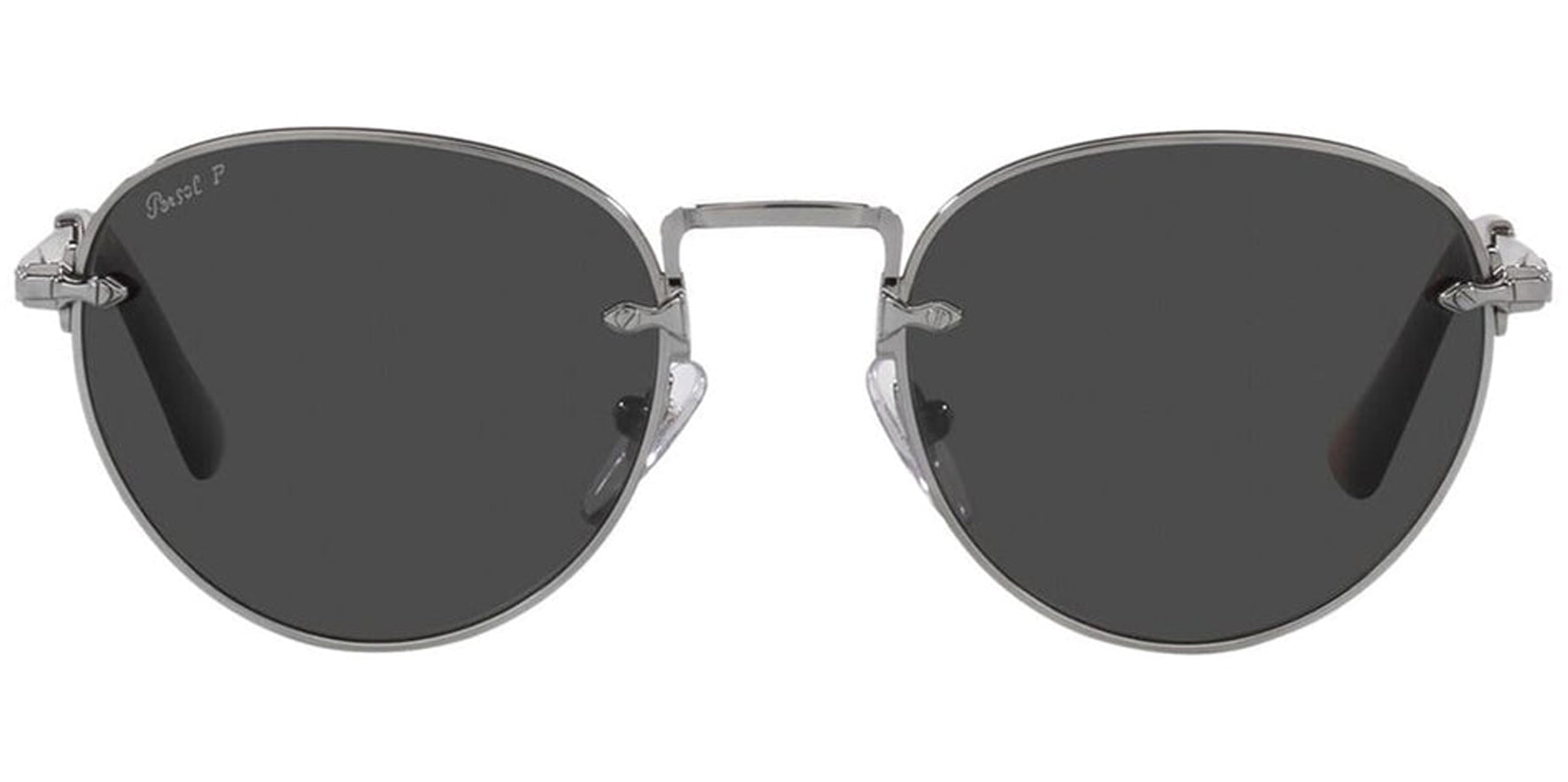 Persol Polarized Gunmetal Oval - Eyedictive