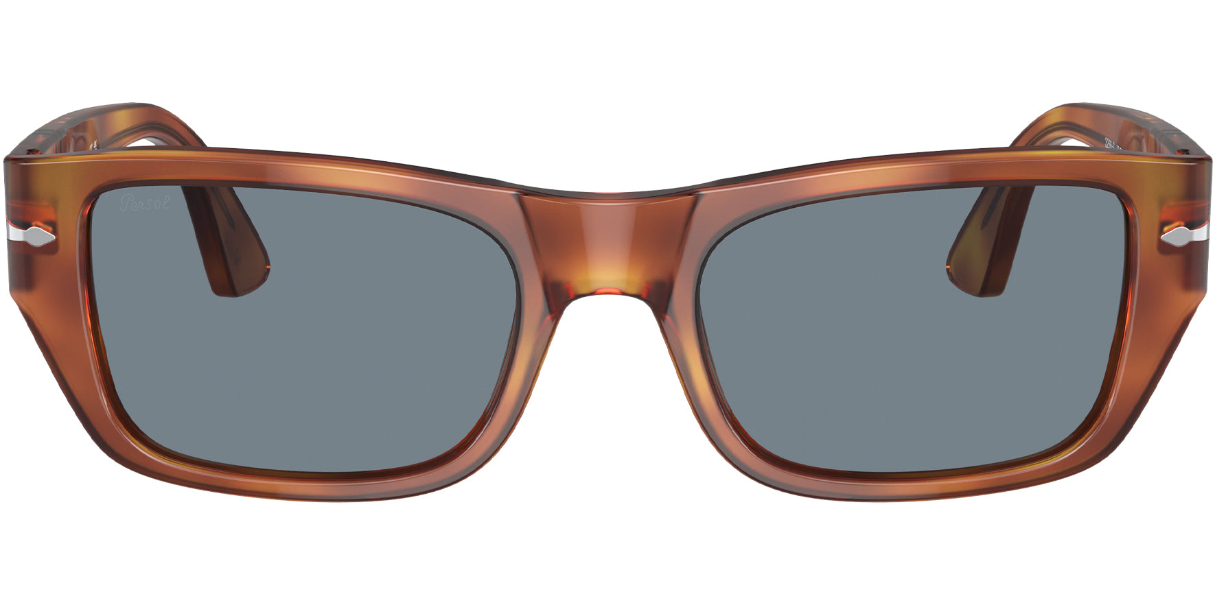 Persol Terra Di Siena Handmade Rectangle w/ Glass Lens - Eyedictive