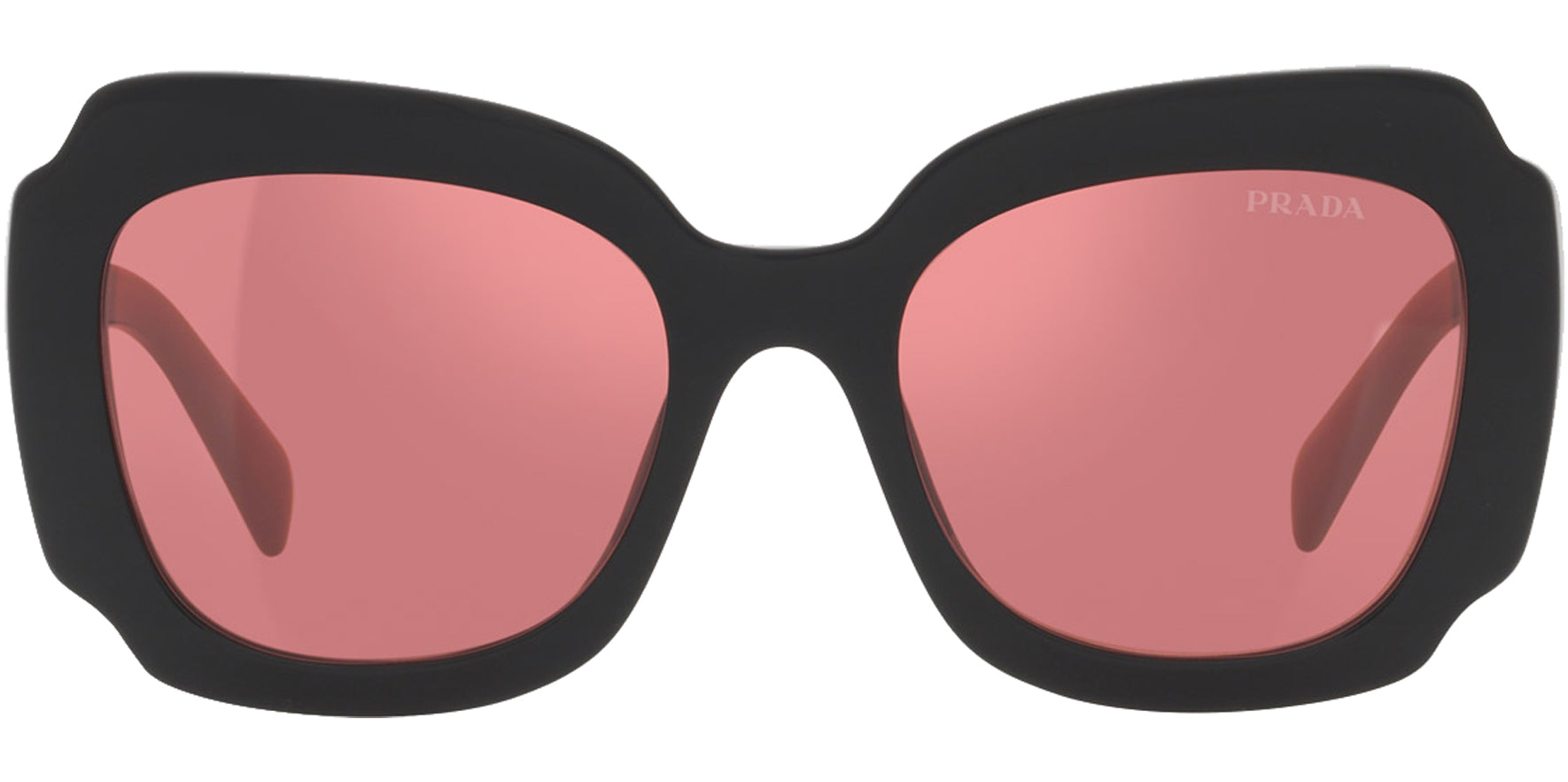 Prada Milano Alt Fit Square Butterfly w/ Mirrored Lens - Eyedictive