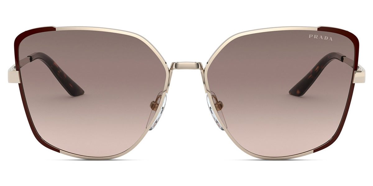 Prada Pale Gold-Tone Butterfly w/ Gradient Lens - Eyedictive