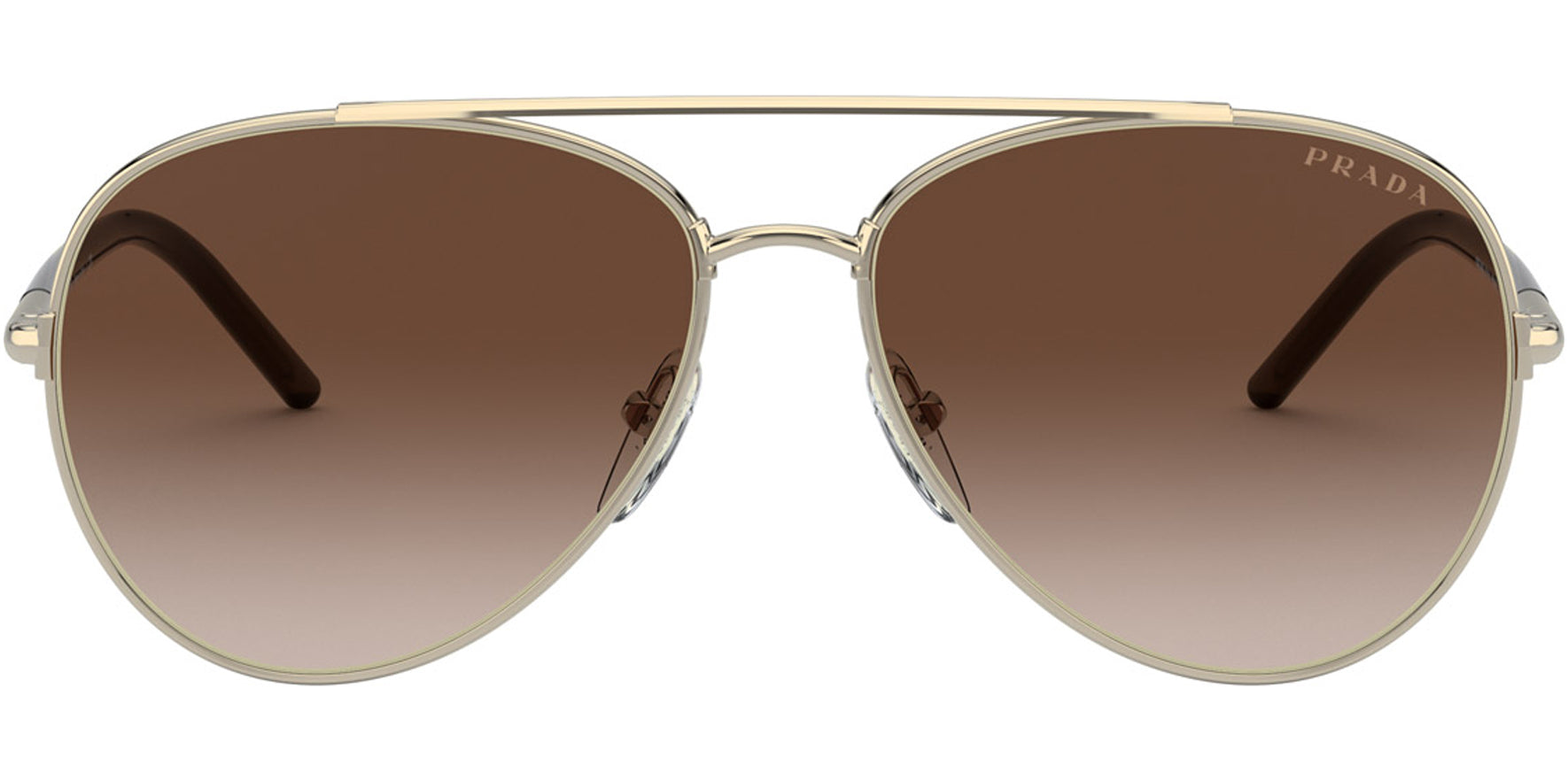 Prada Decode Gold-Tone Aviator - Eyedictive
