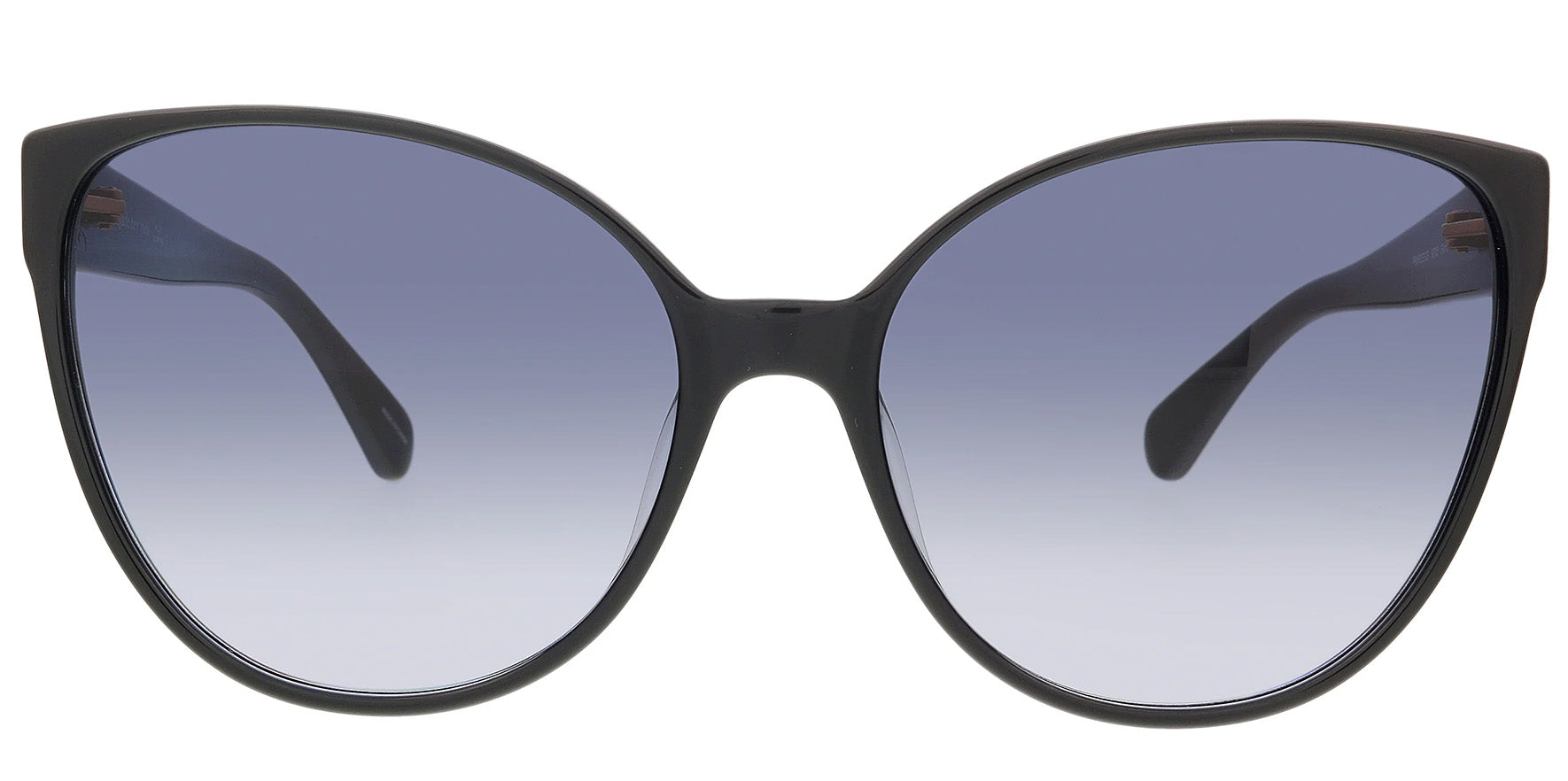 Kate Spade Primrose Black Round Oversized Cat-Eye w/ Gradient Lens